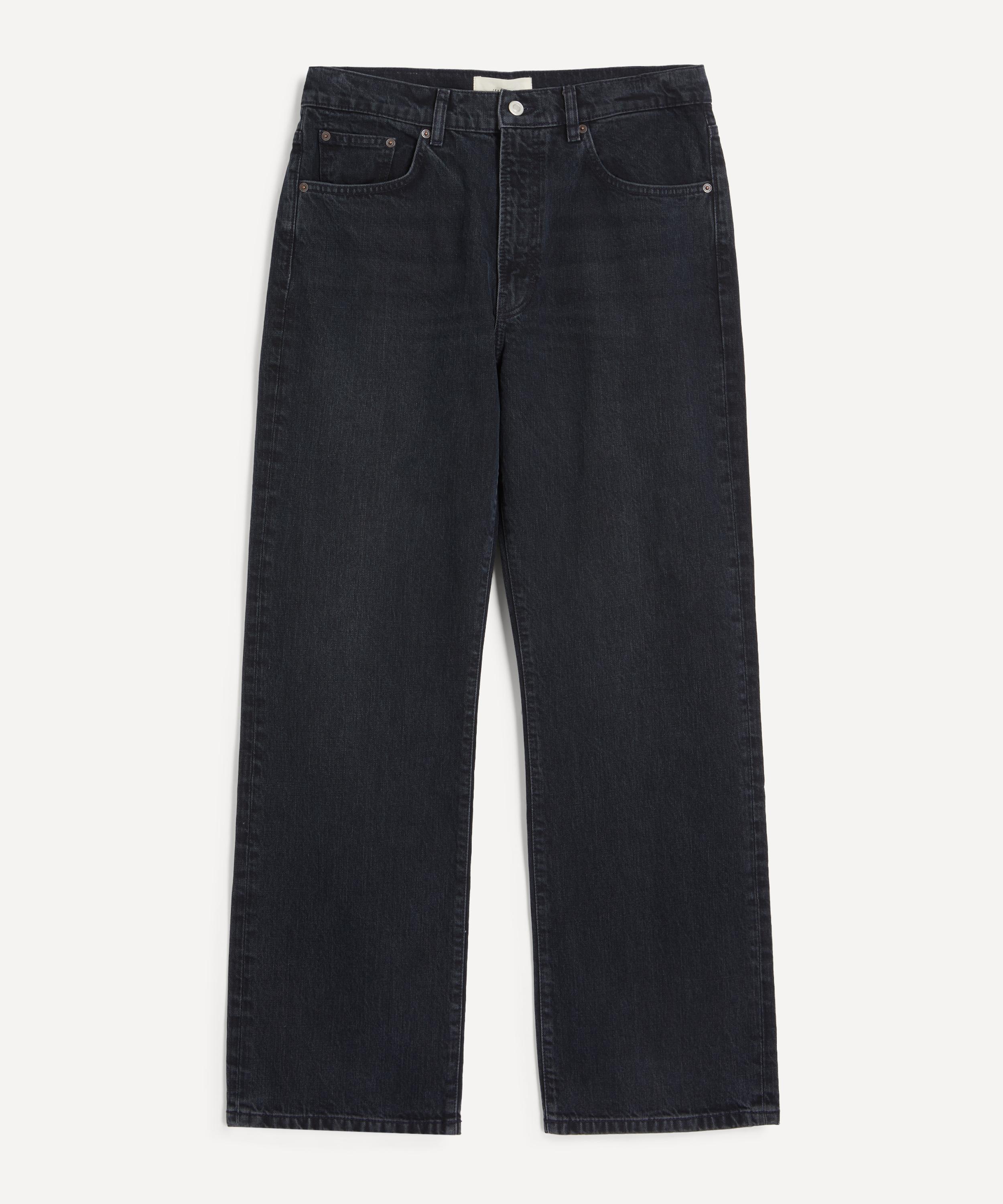 JEANERICA - Vega Wide Straight-Leg Jeans in Blue Black&nbsp;