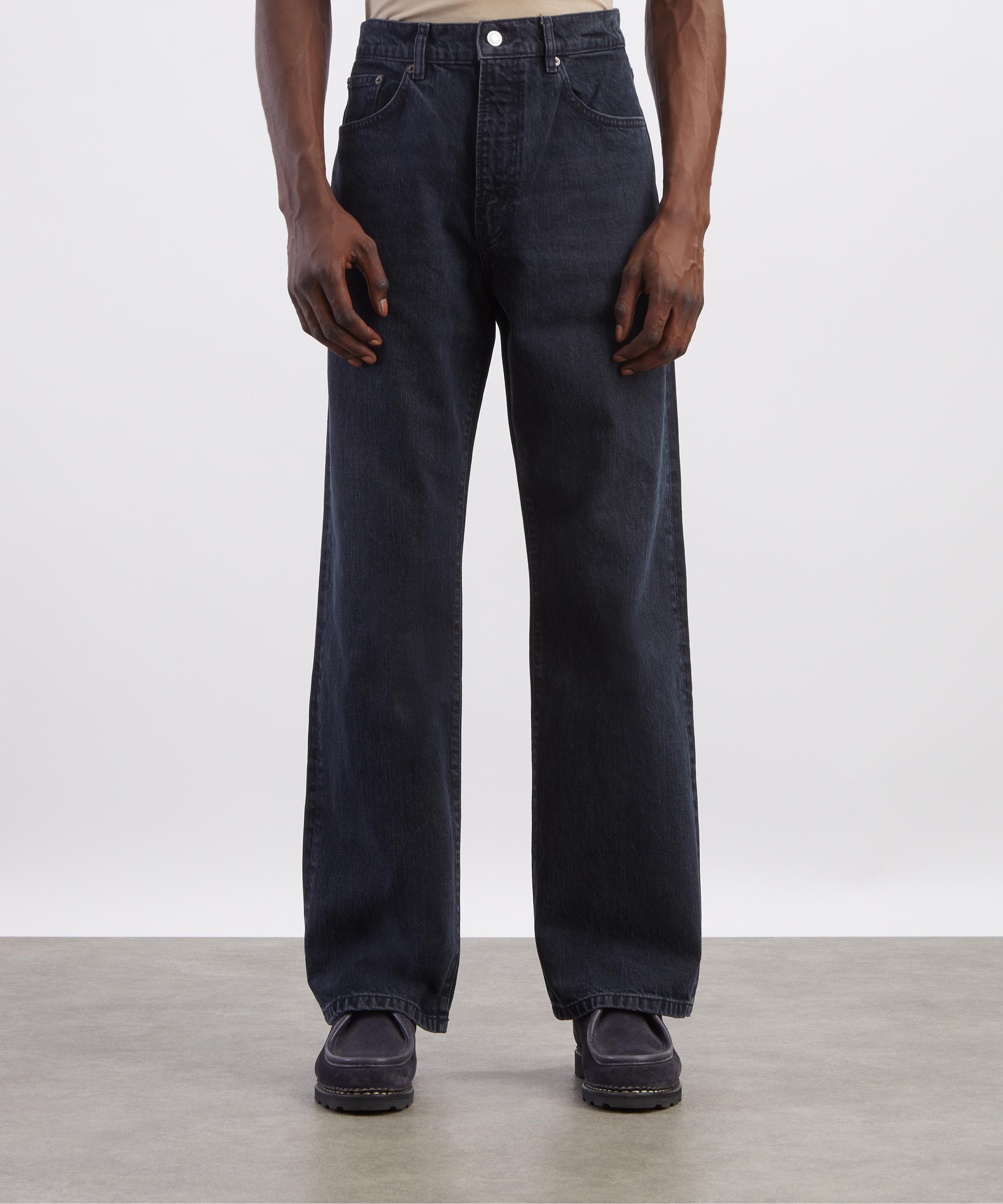 JEANERICA - Vega Wide Straight-Leg Jeans in Blue Black&nbsp; image number 2