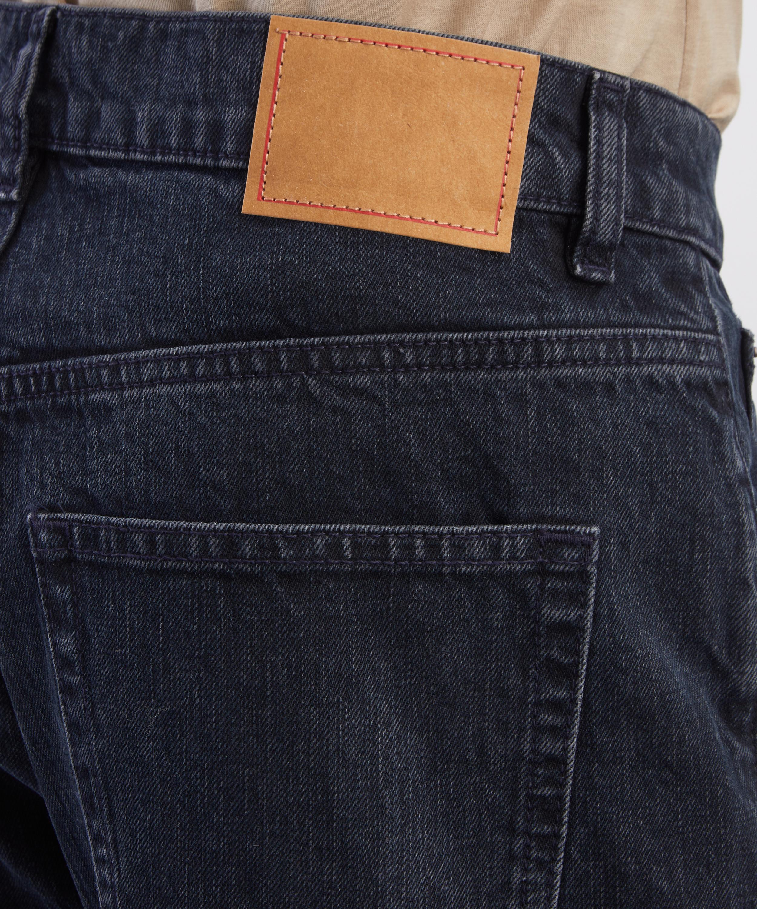 JEANERICA - Vega Wide Straight-Leg Jeans in Blue Black&nbsp; image number 4