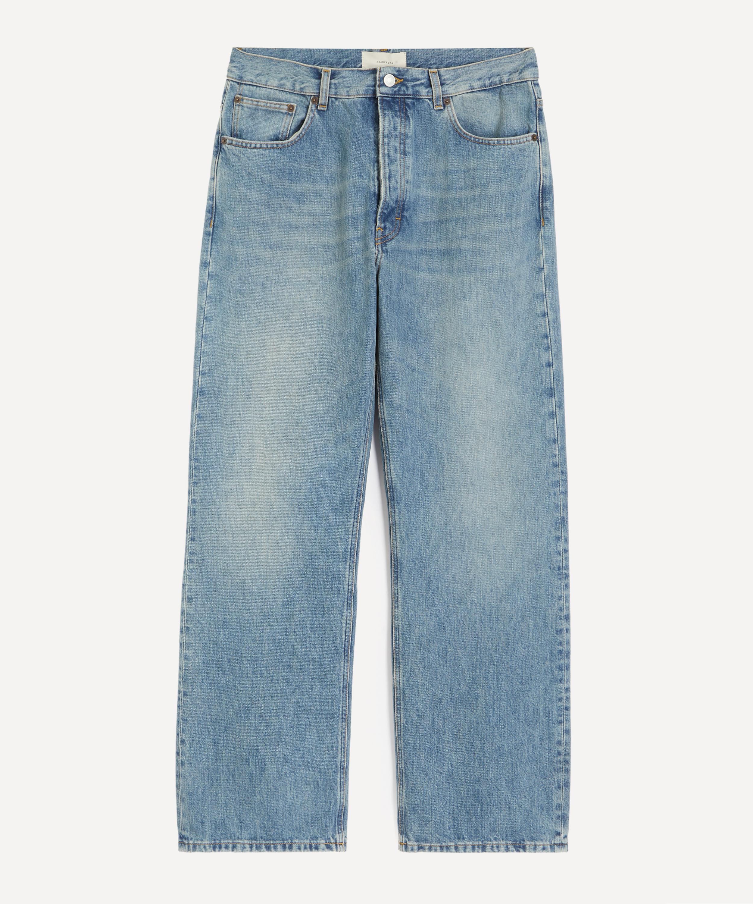 JEANERICA - Vega Wide Straight-Leg Jeans in Light Fresco image number 0