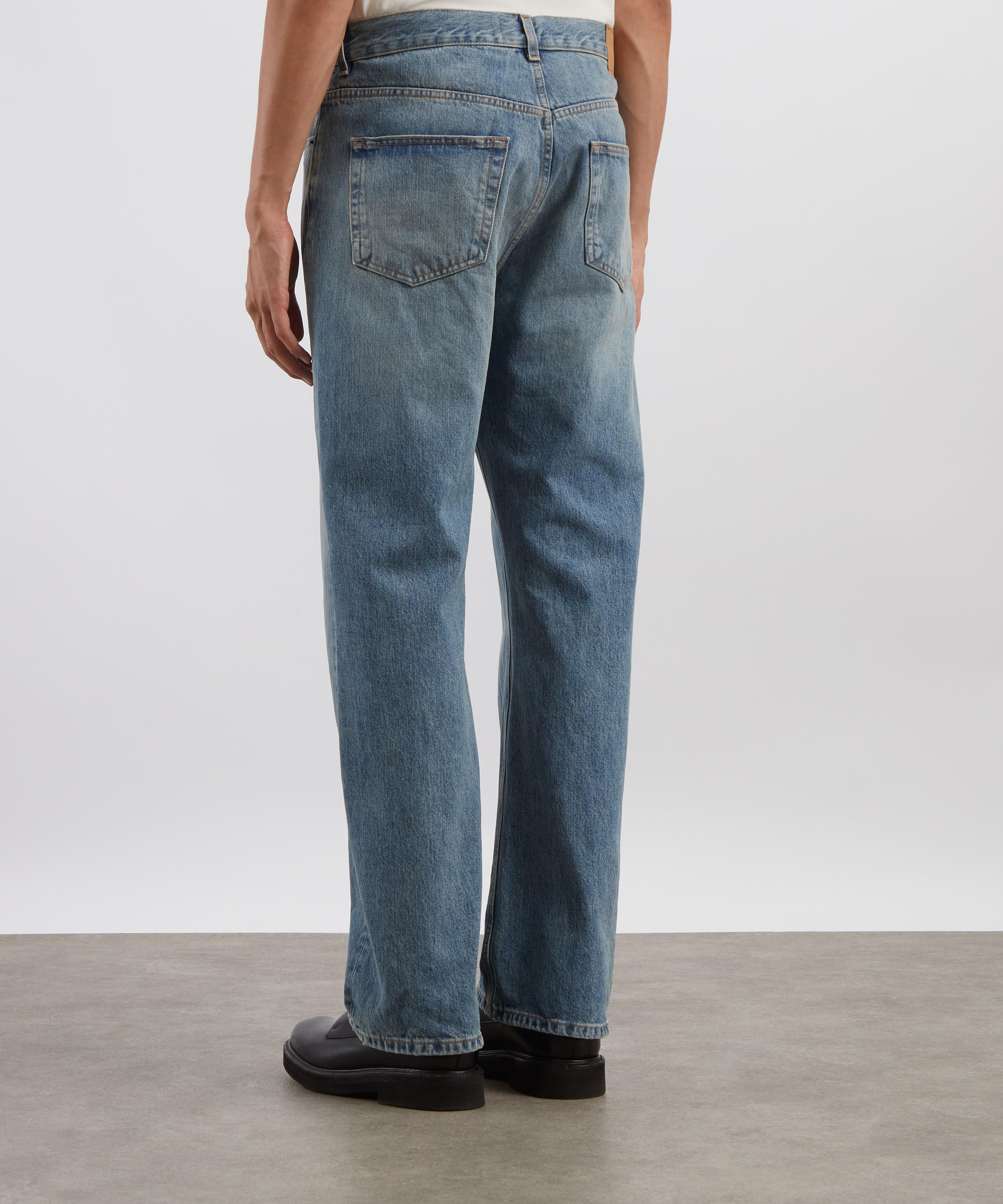 JEANERICA - Vega Wide Straight-Leg Jeans in Light Fresco image number 3