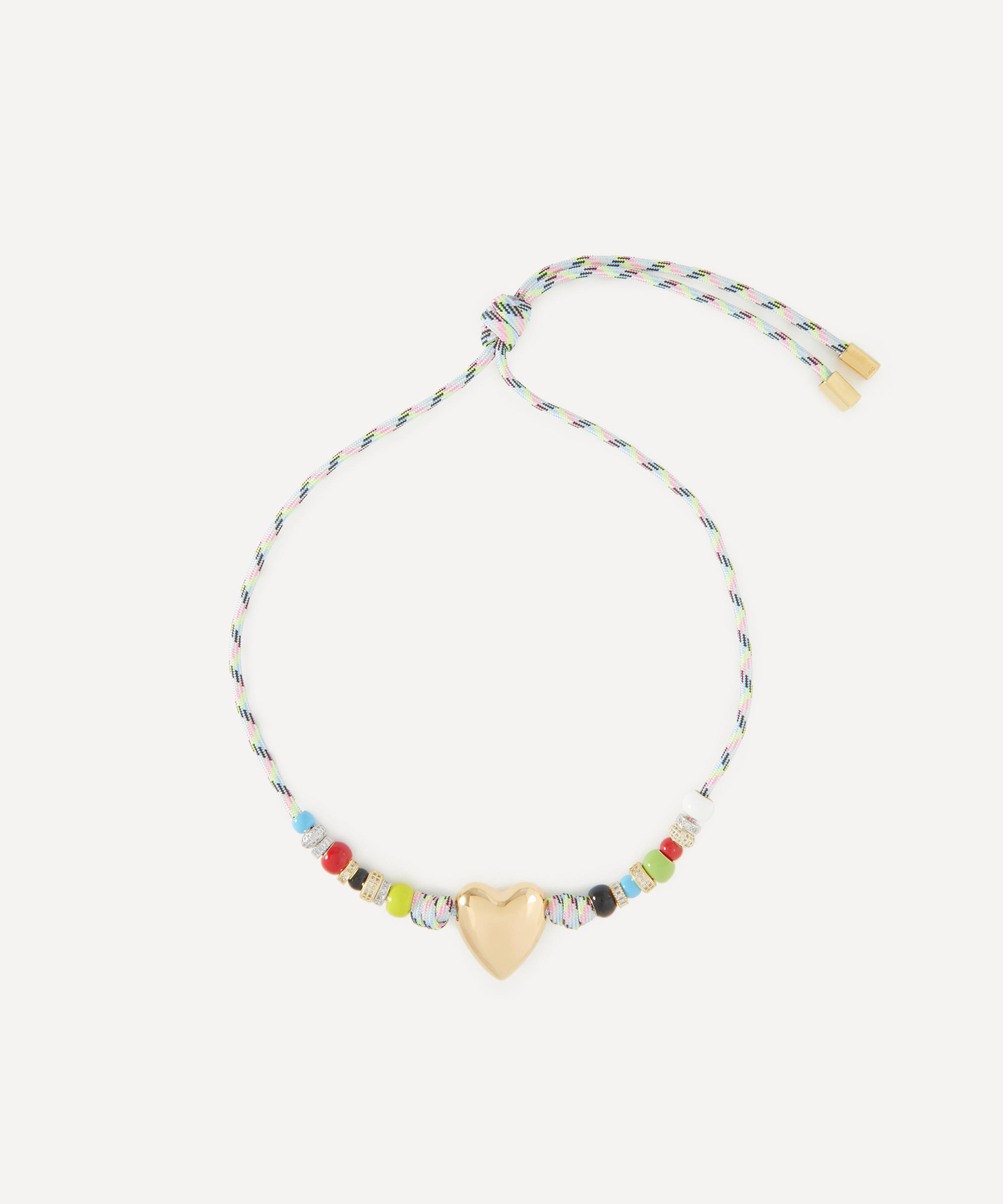 Martha Calvo - 14ct Gold-Plated Amor Cord Necklace image number 0