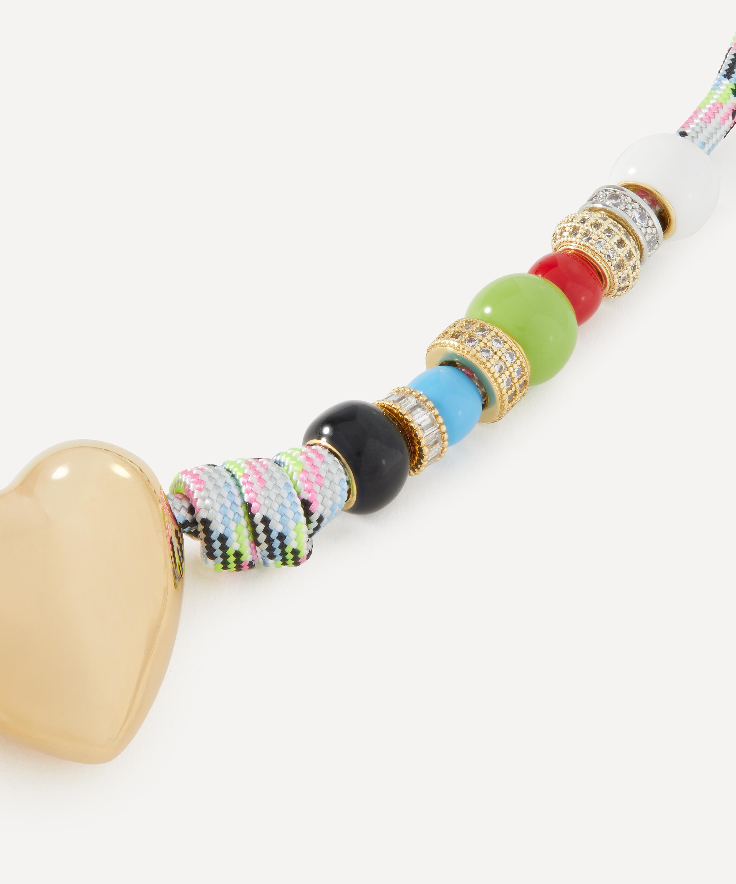 Martha Calvo - 14ct Gold-Plated Amor Cord Necklace image number 1