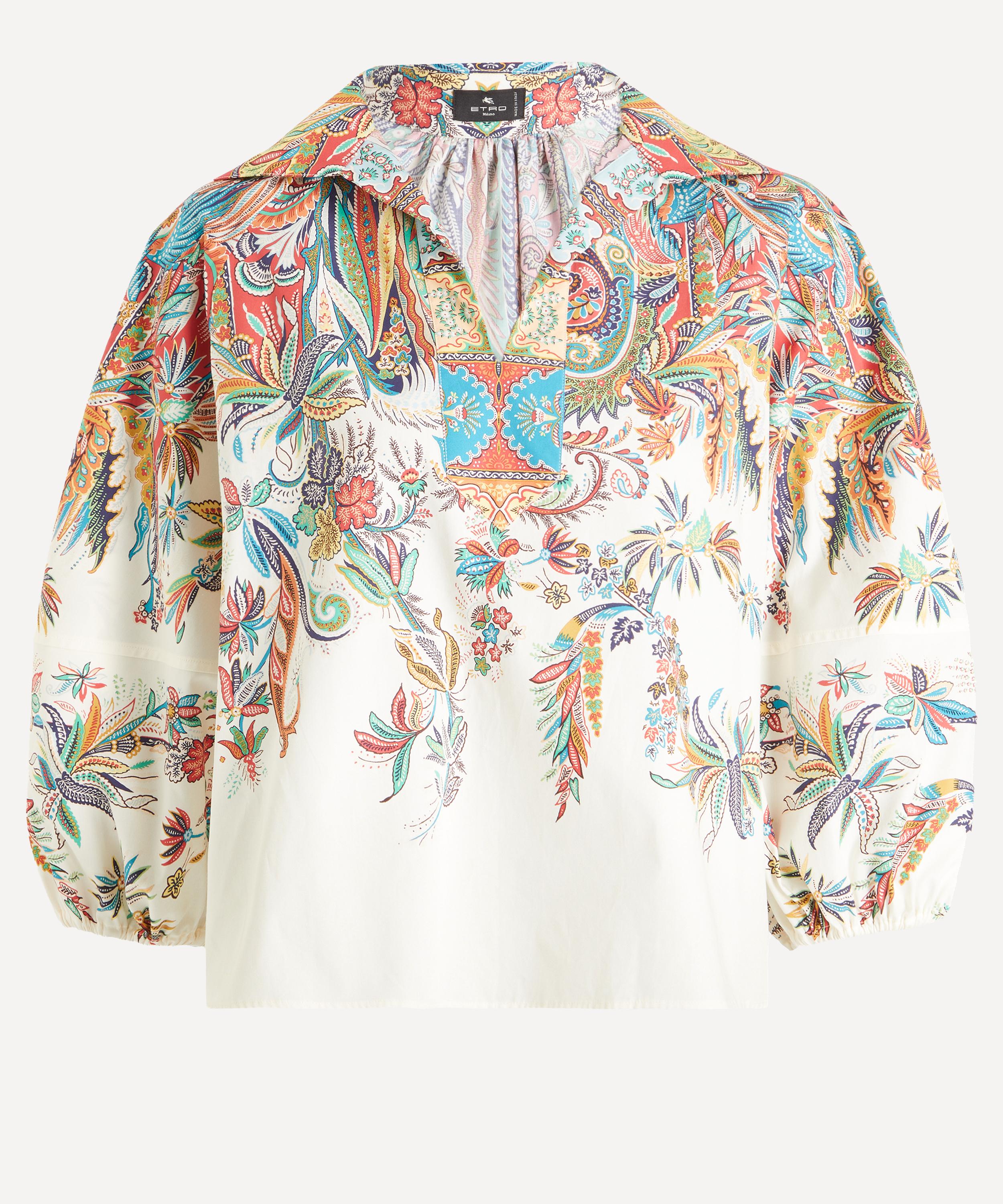 Etro - Paisley Botanical Cotton Blouse