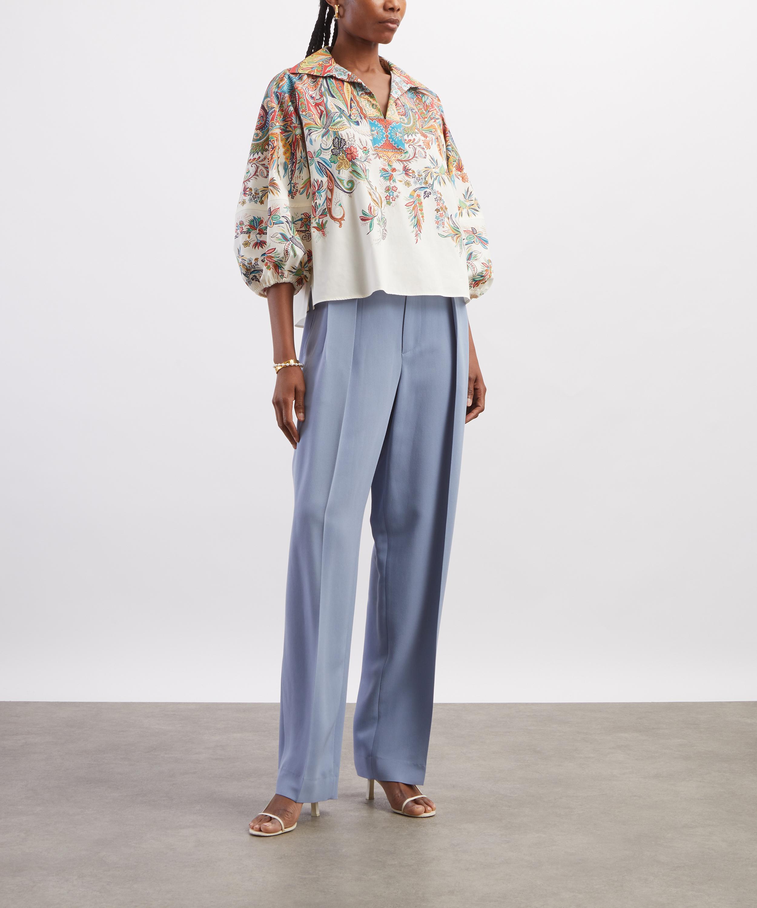 Etro - Paisley Botanical Cotton Blouse image number 1