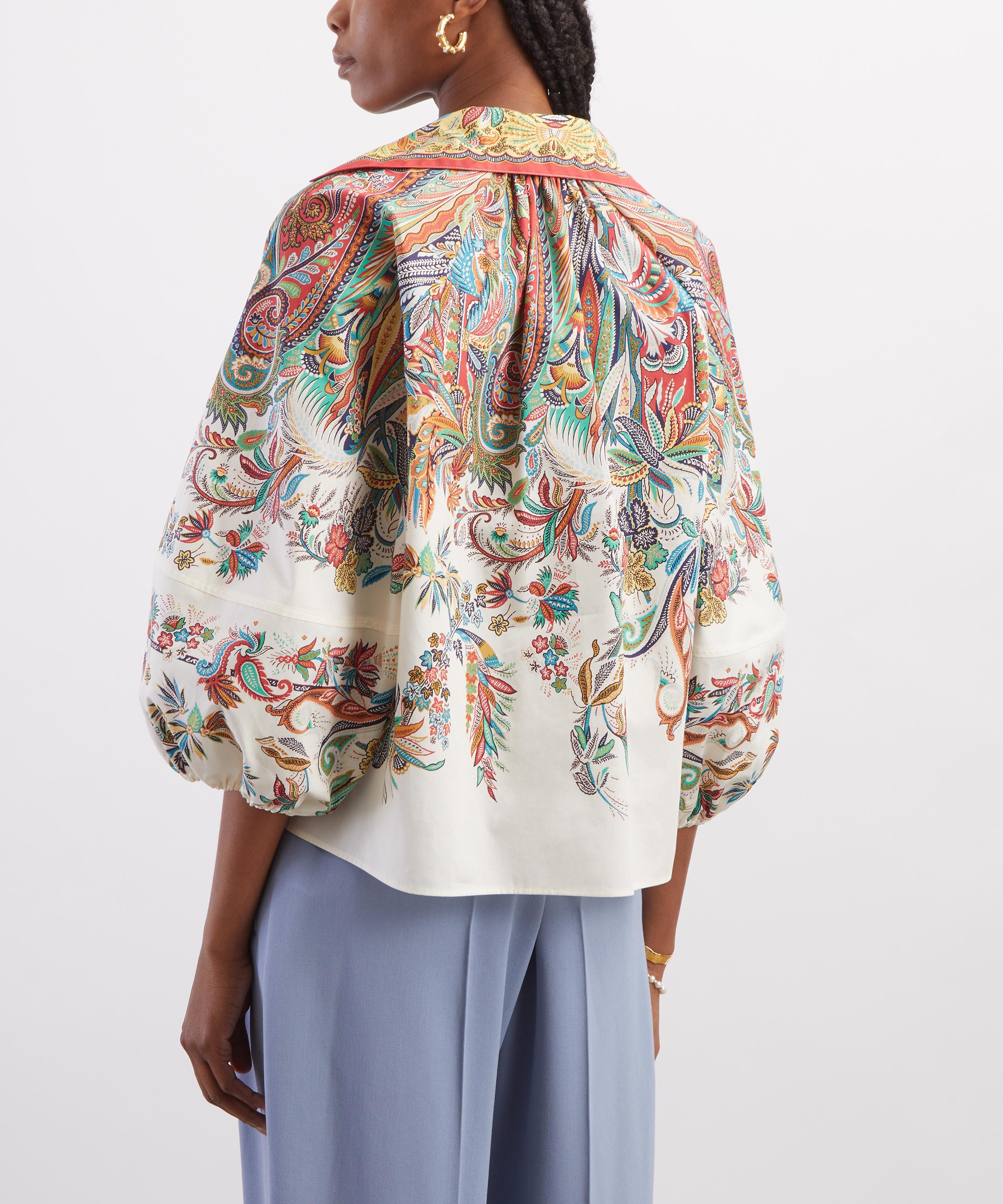 Etro - Paisley Botanical Cotton Blouse image number 3