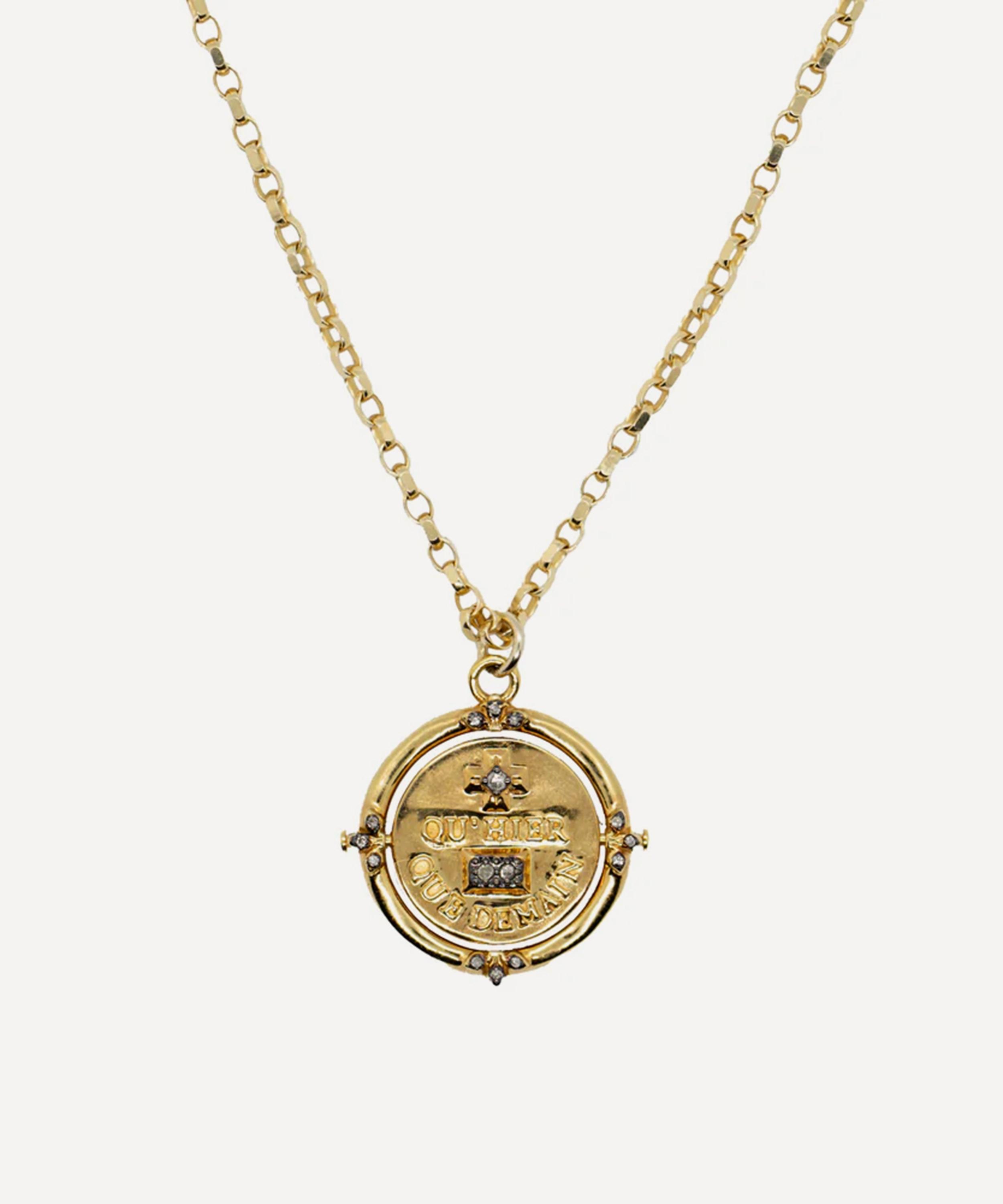 Kirstie Le Marque - Gold-Plated Diamond Eternal Pendant Necklace
