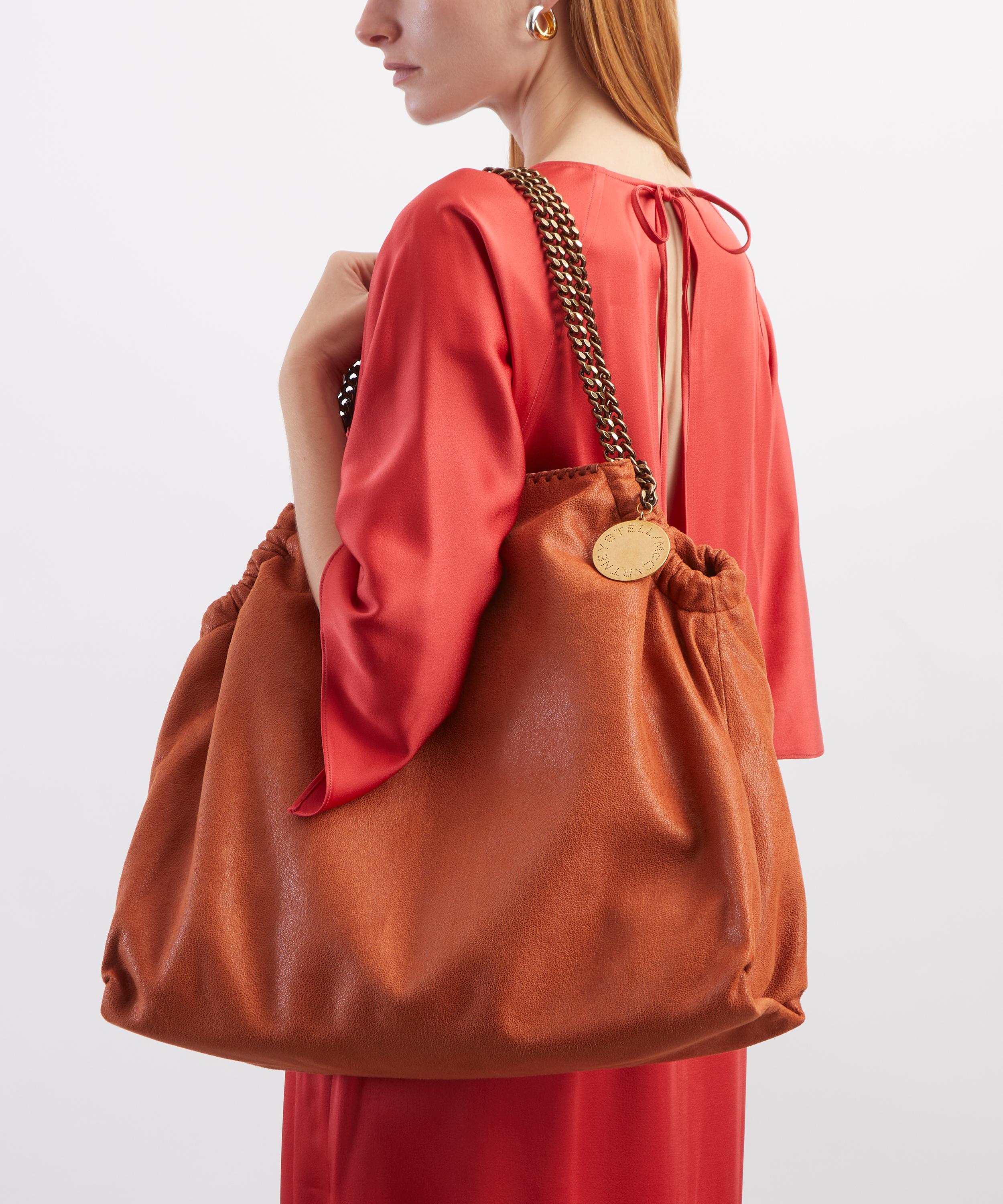 Stella McCartney - Falabella Drawstring Tangerine Tote Bag image number 1