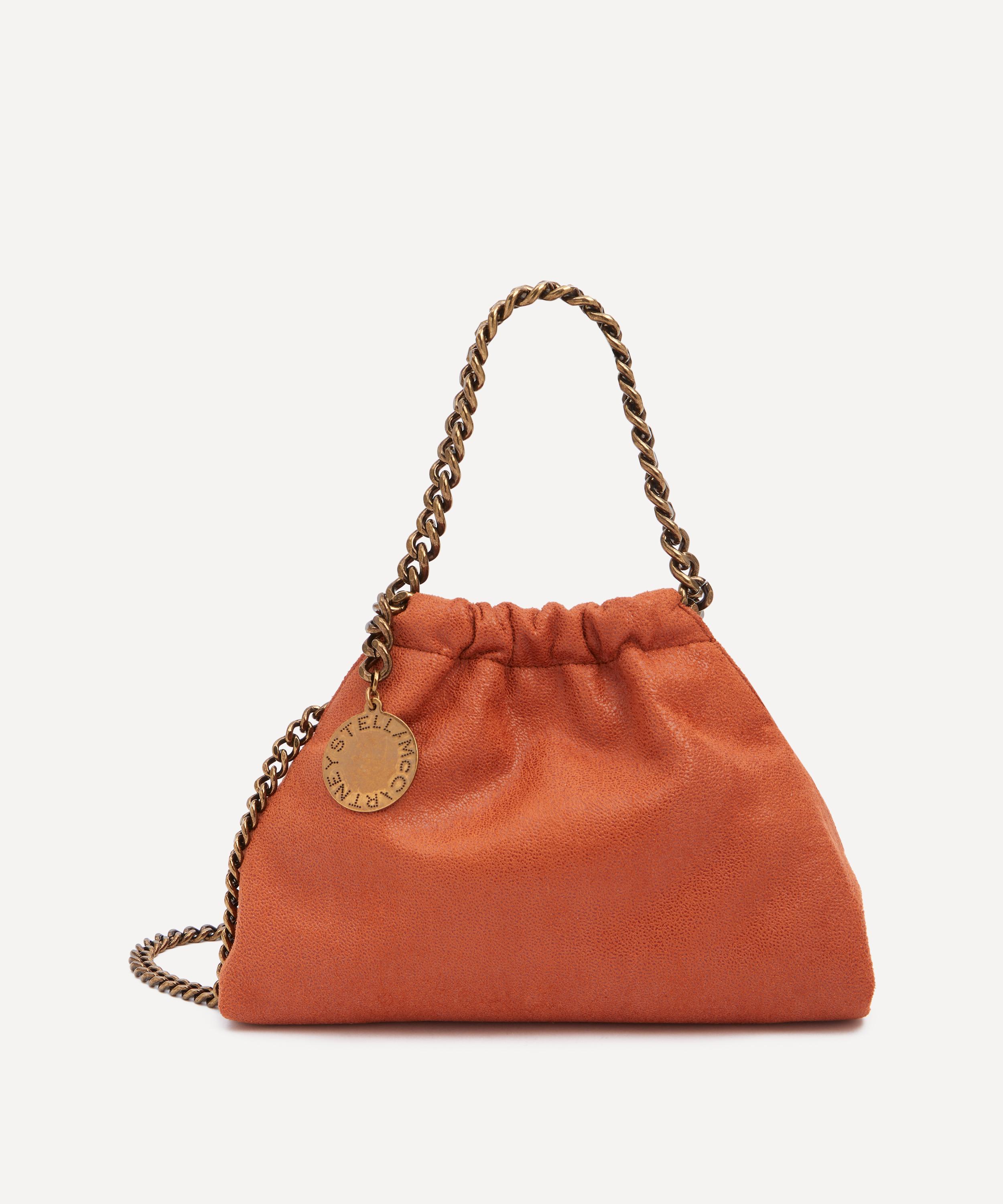 Stella McCartney - Falabella Mini Tangerine Drawstring Bag image number 0