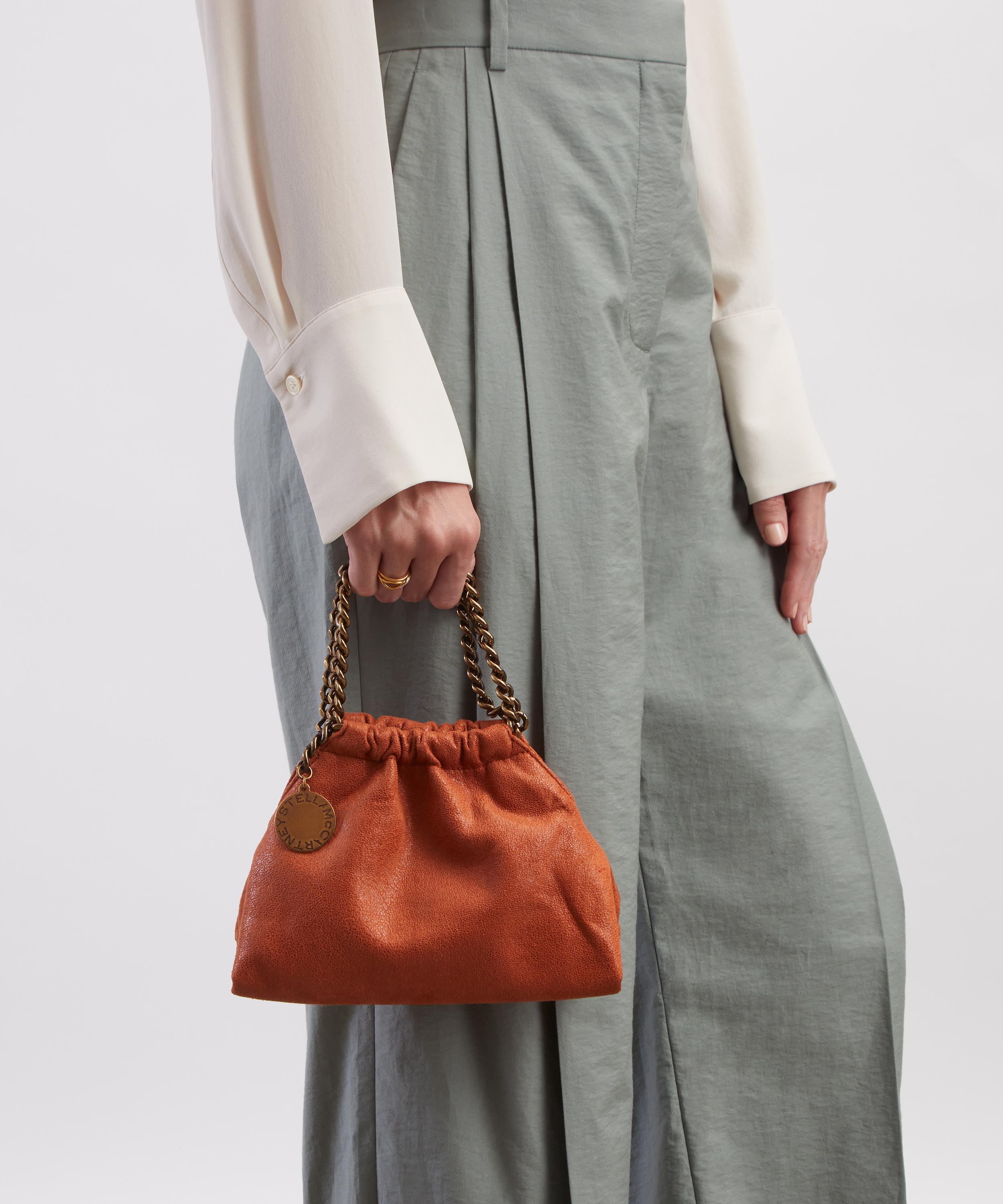Stella McCartney - Falabella Mini Tangerine Drawstring Bag image number 1