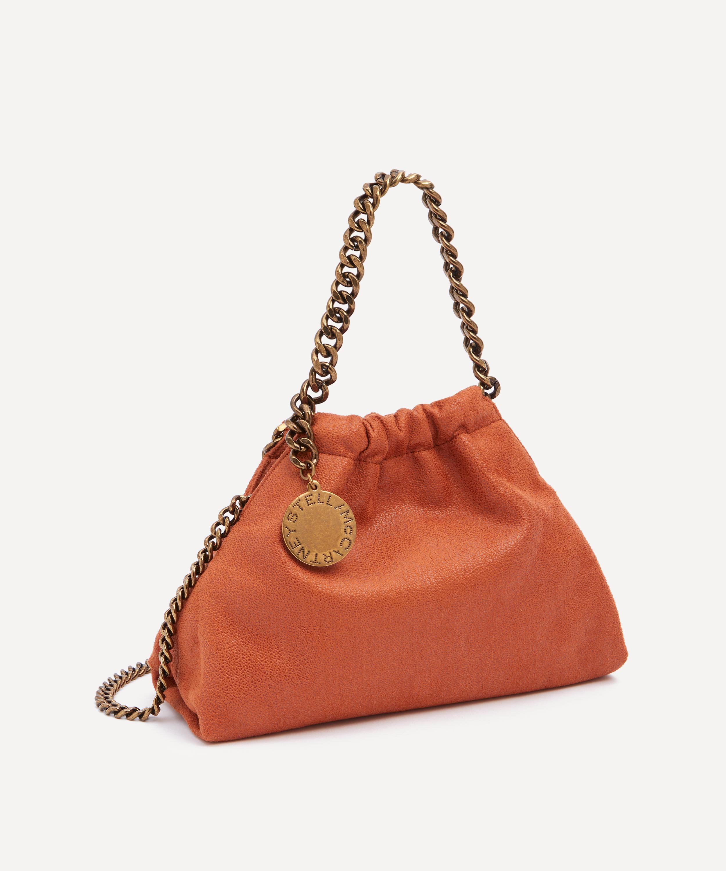 Stella McCartney - Falabella Mini Tangerine Drawstring Bag image number 2