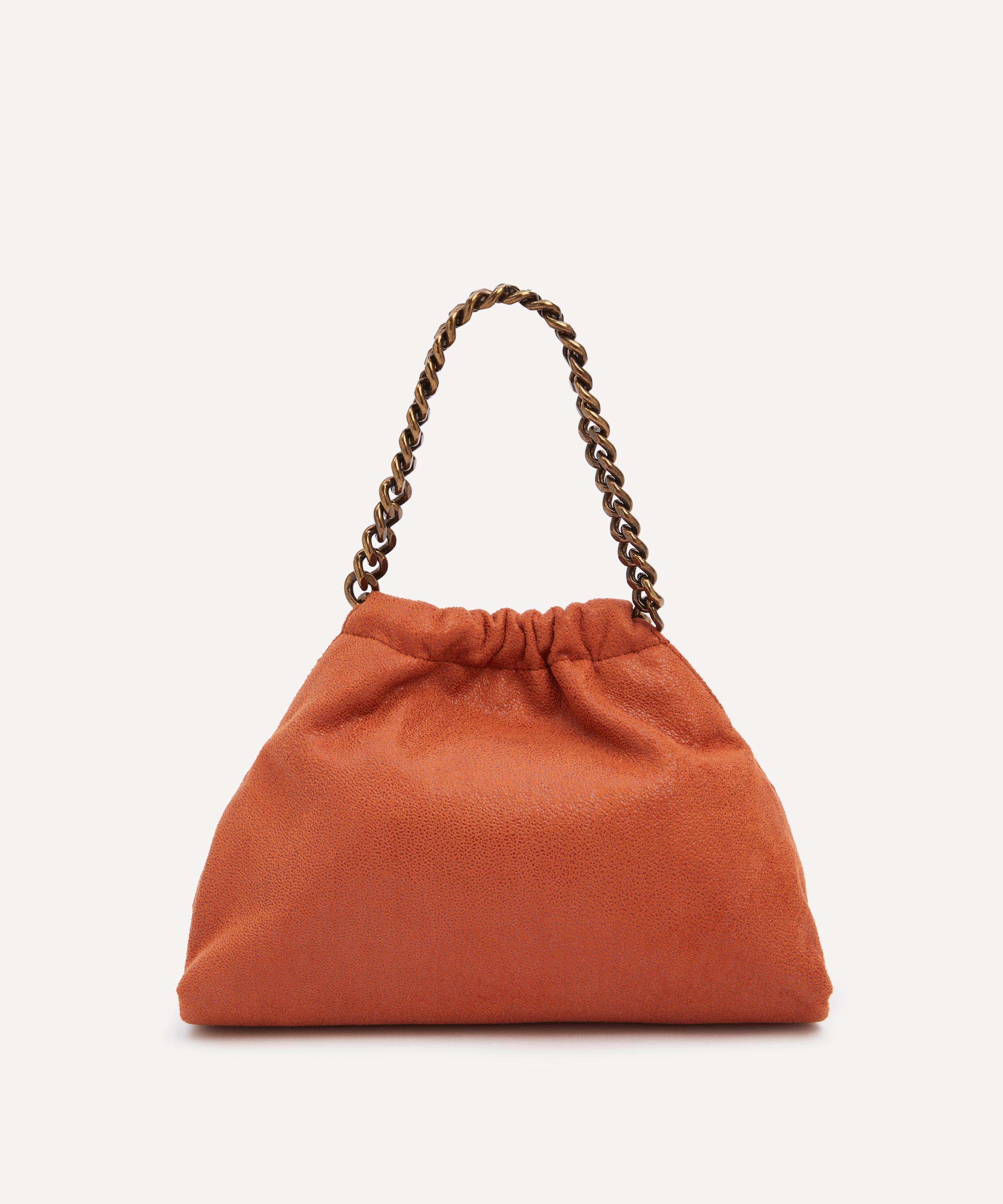 Stella McCartney - Falabella Mini Tangerine Drawstring Bag image number 3