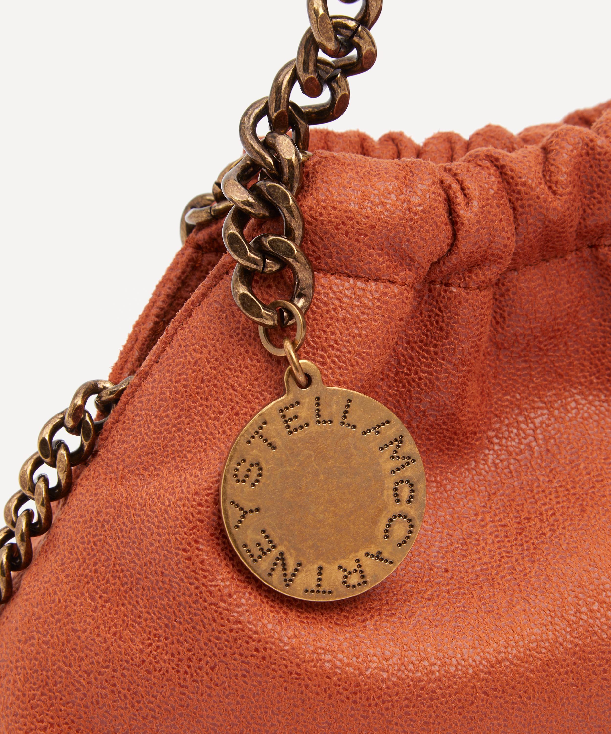 Stella McCartney - Falabella Mini Tangerine Drawstring Bag image number 4