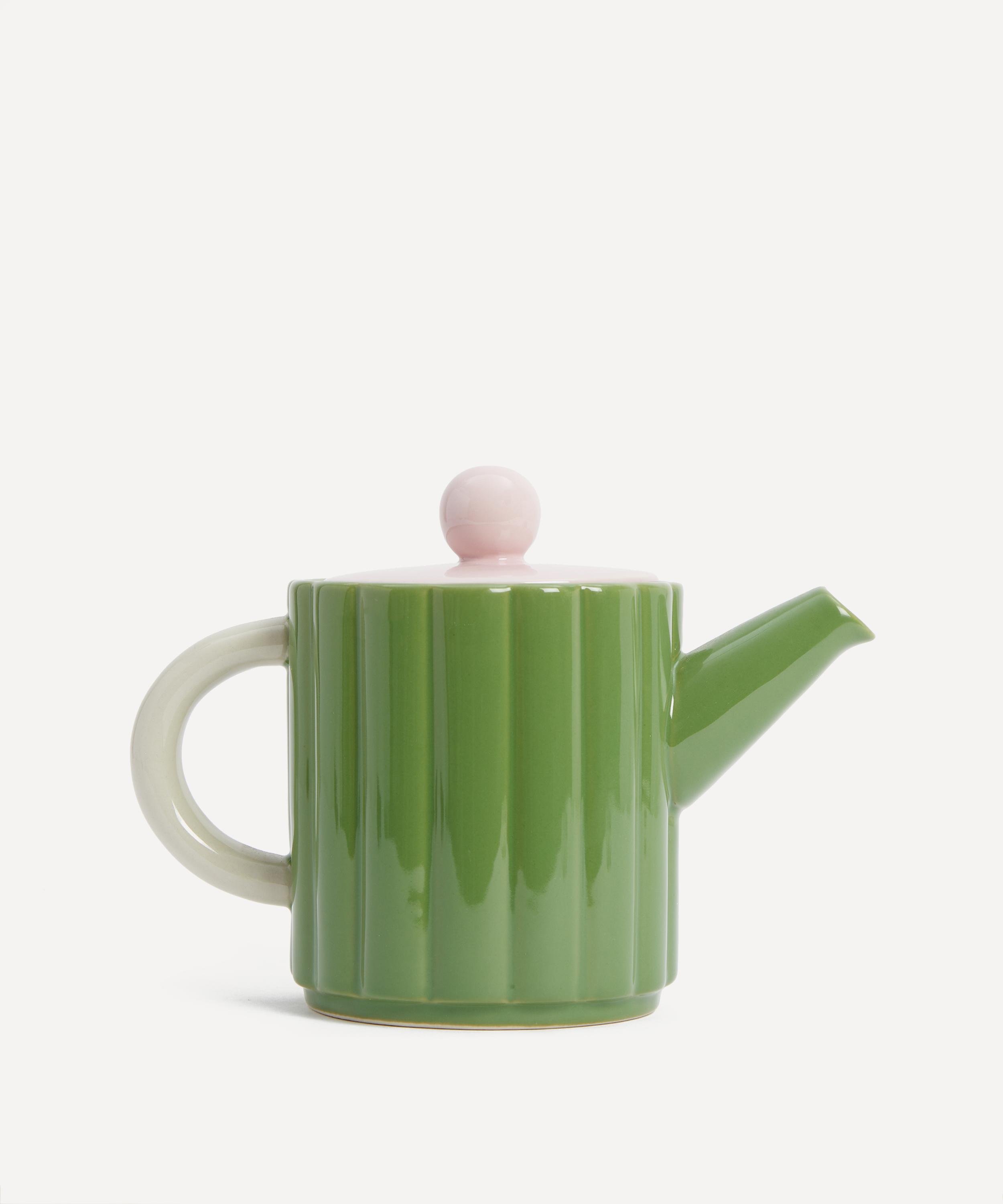 &Klevering - Green Tube Teapot