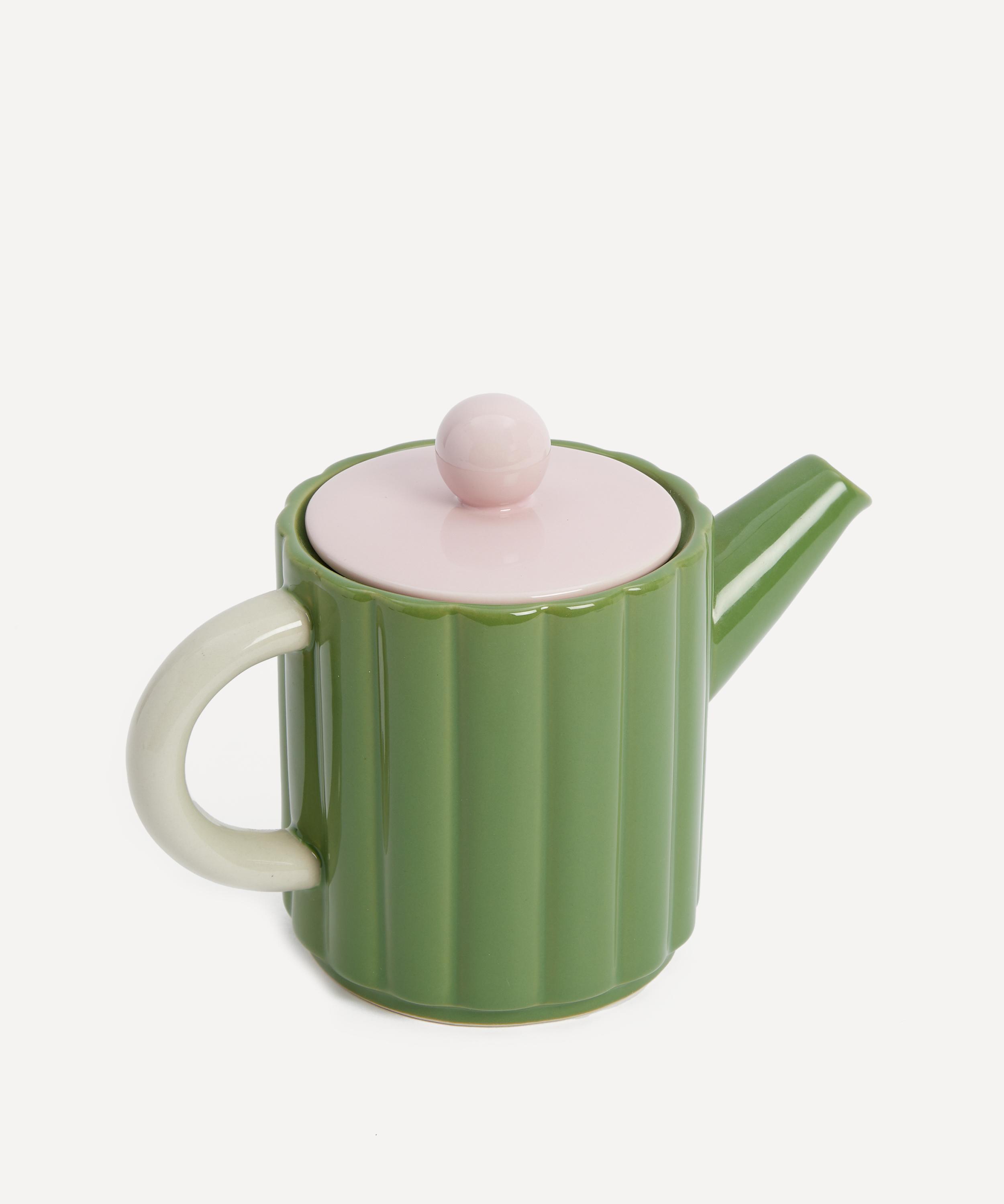 &Klevering - Green Tube Teapot image number 2