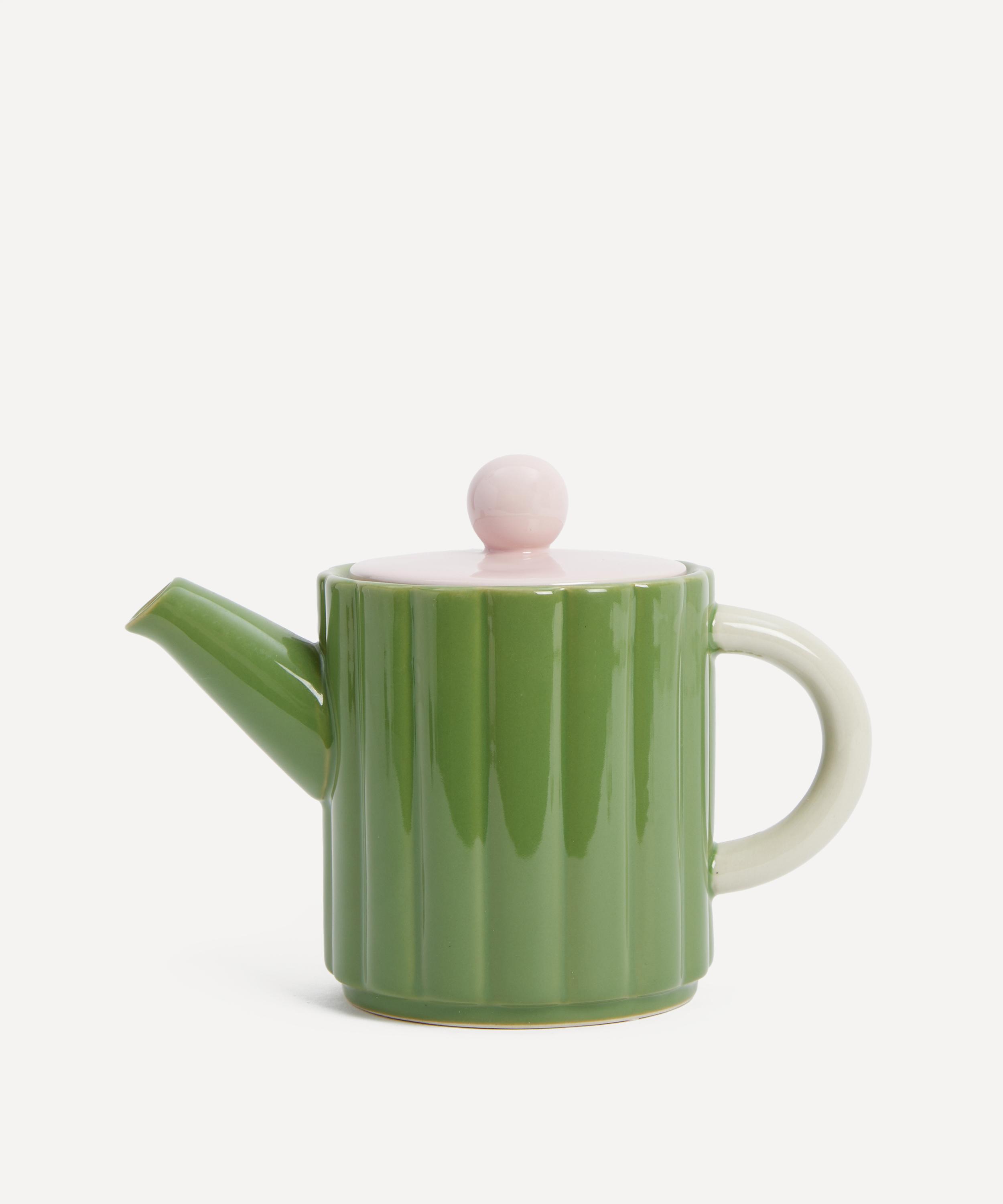 &Klevering - Green Tube Teapot image number 3