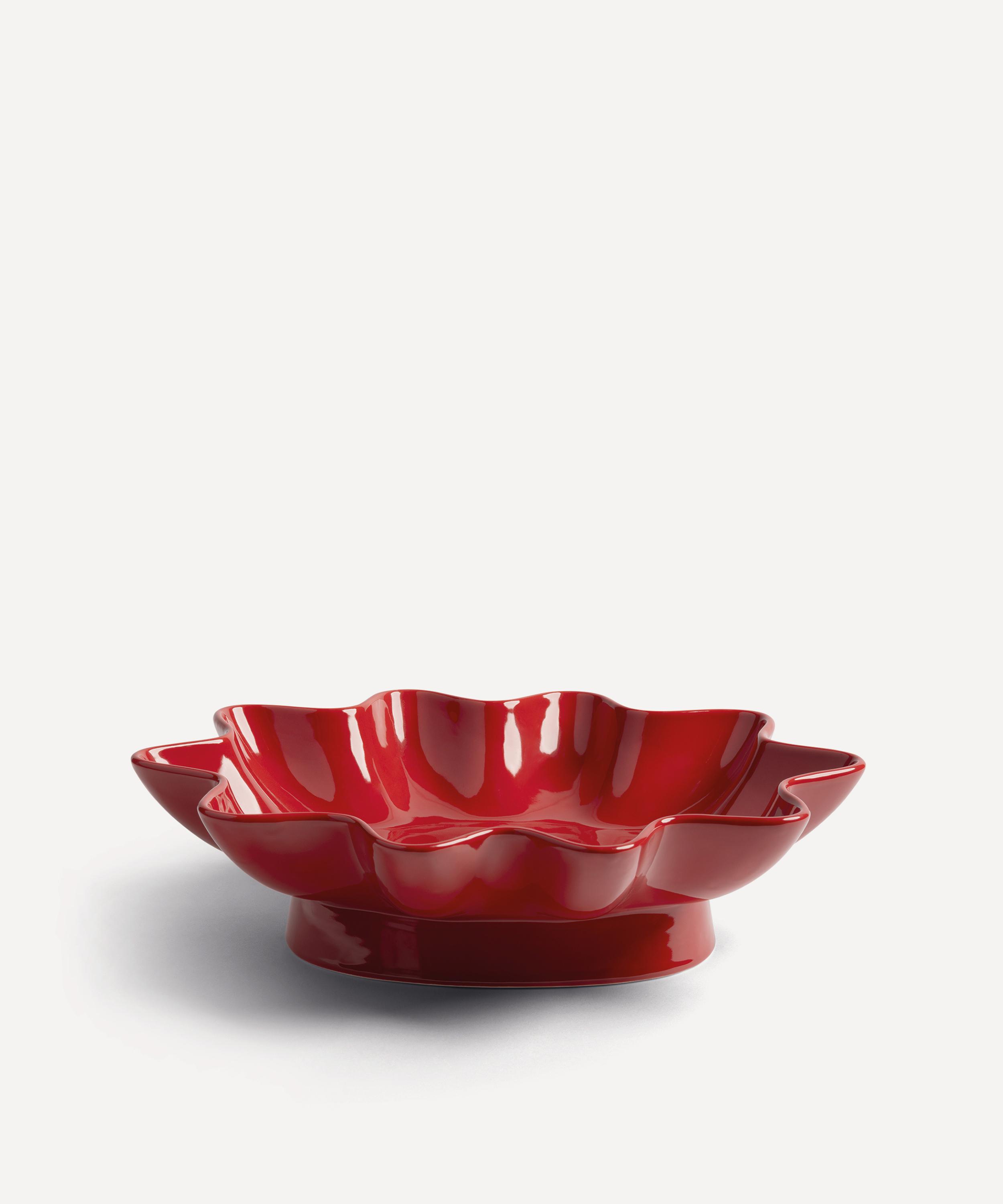 &Klevering - Burgundy Oval Sun Bowl