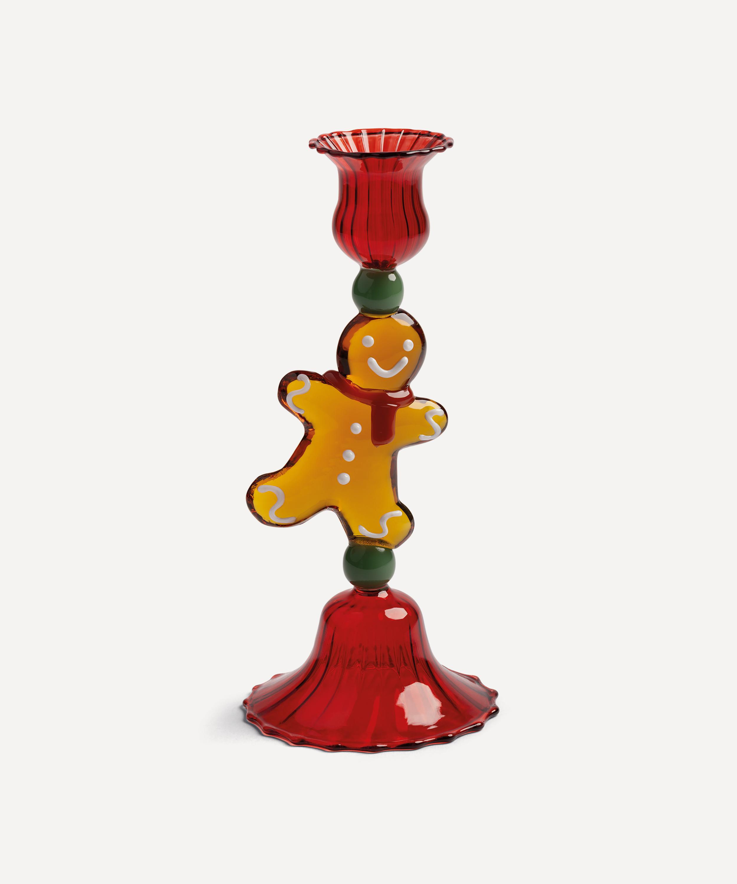 &Klevering - Gingerbread Glass Candleholder