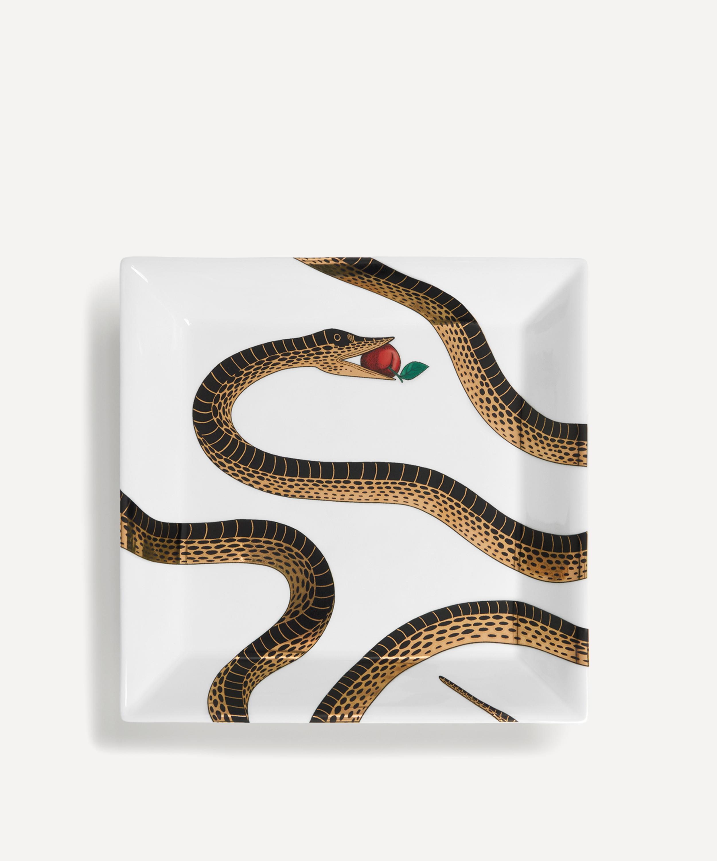 Fornasetti - Vide-Poche Peccato Square Tray image number 0