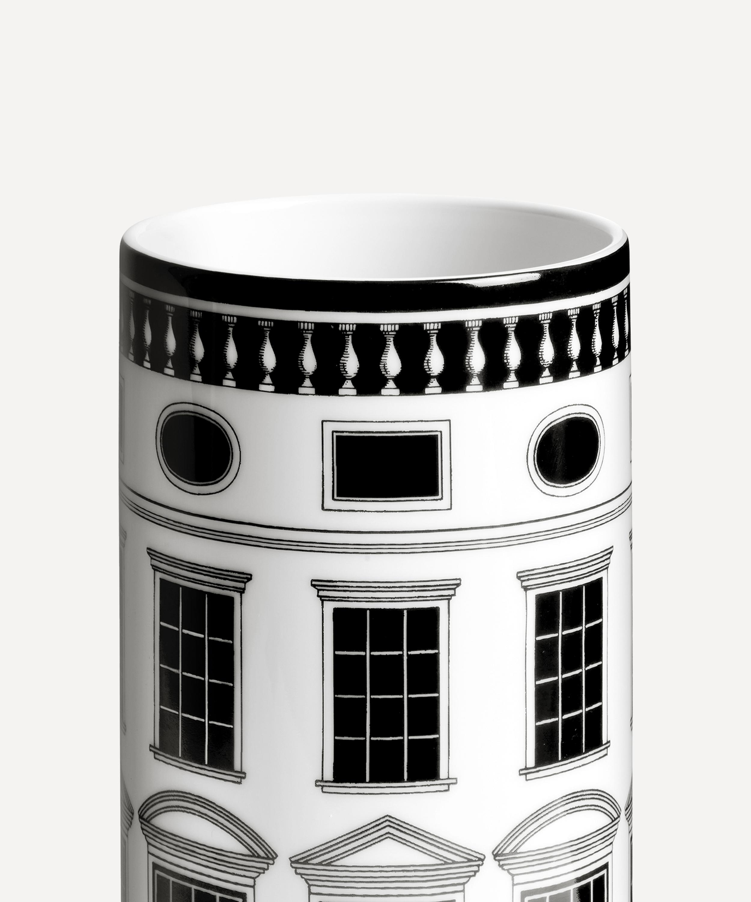 Fornasetti - Architettura Small Cylindrical Vase image number 2