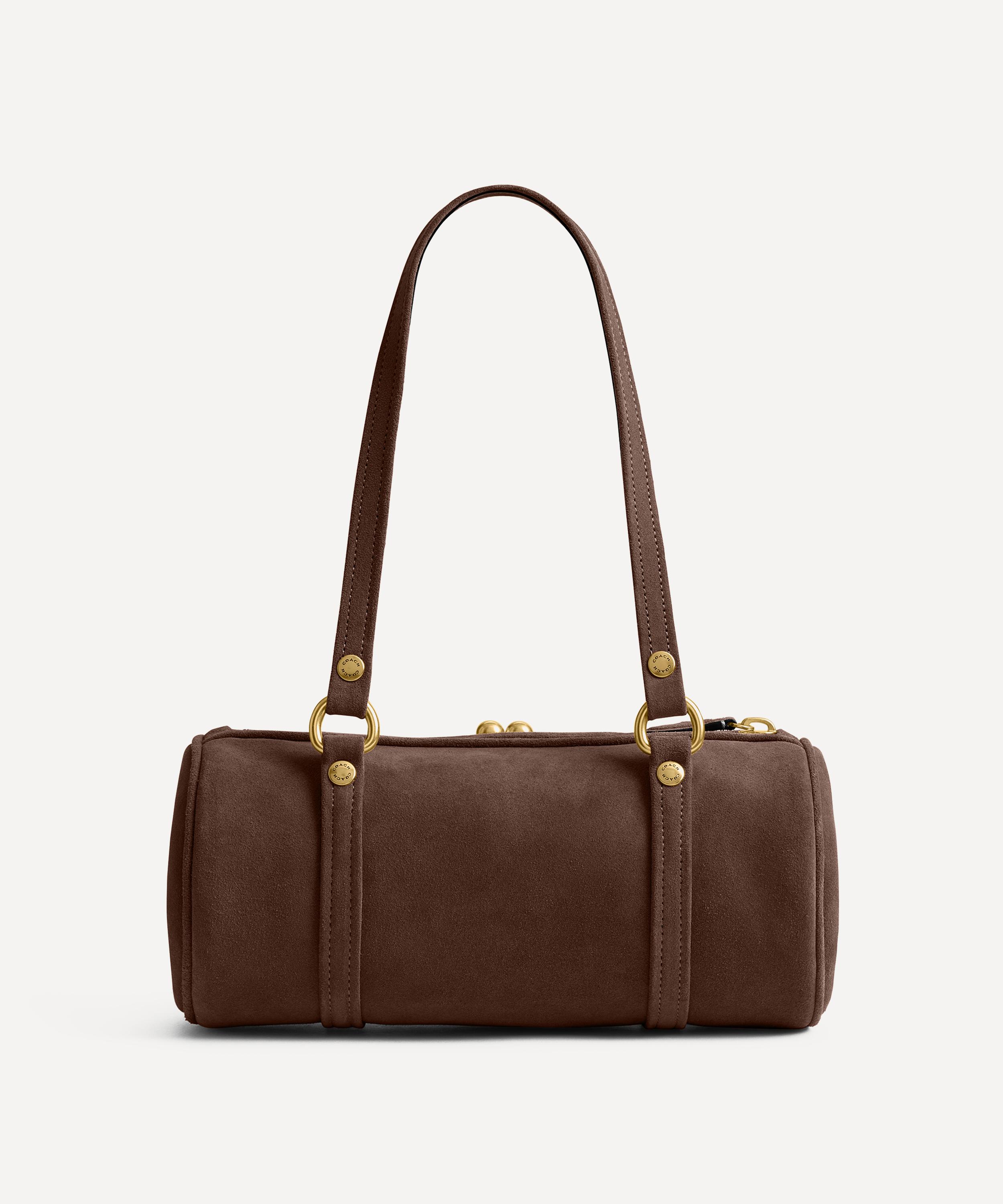 Coach - Kisslock Barrel Suede Shoulder Bag 28 image number 2