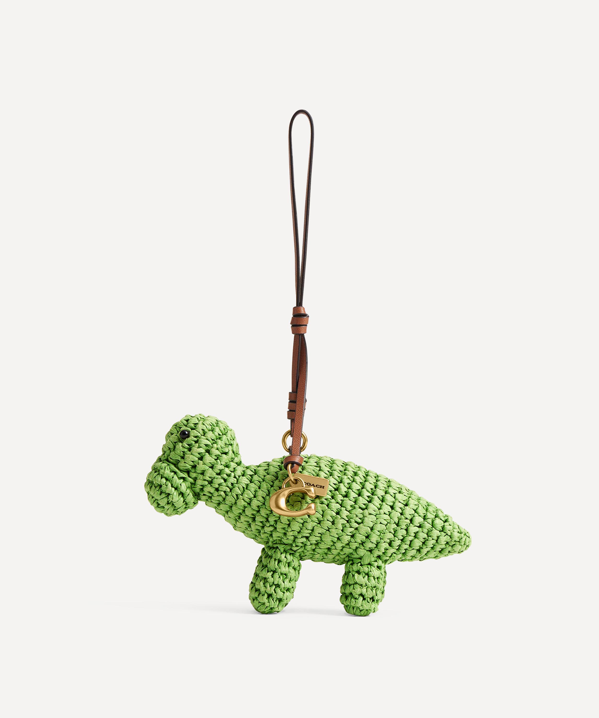 Coach - Straw Dino Bag Charm image number 0