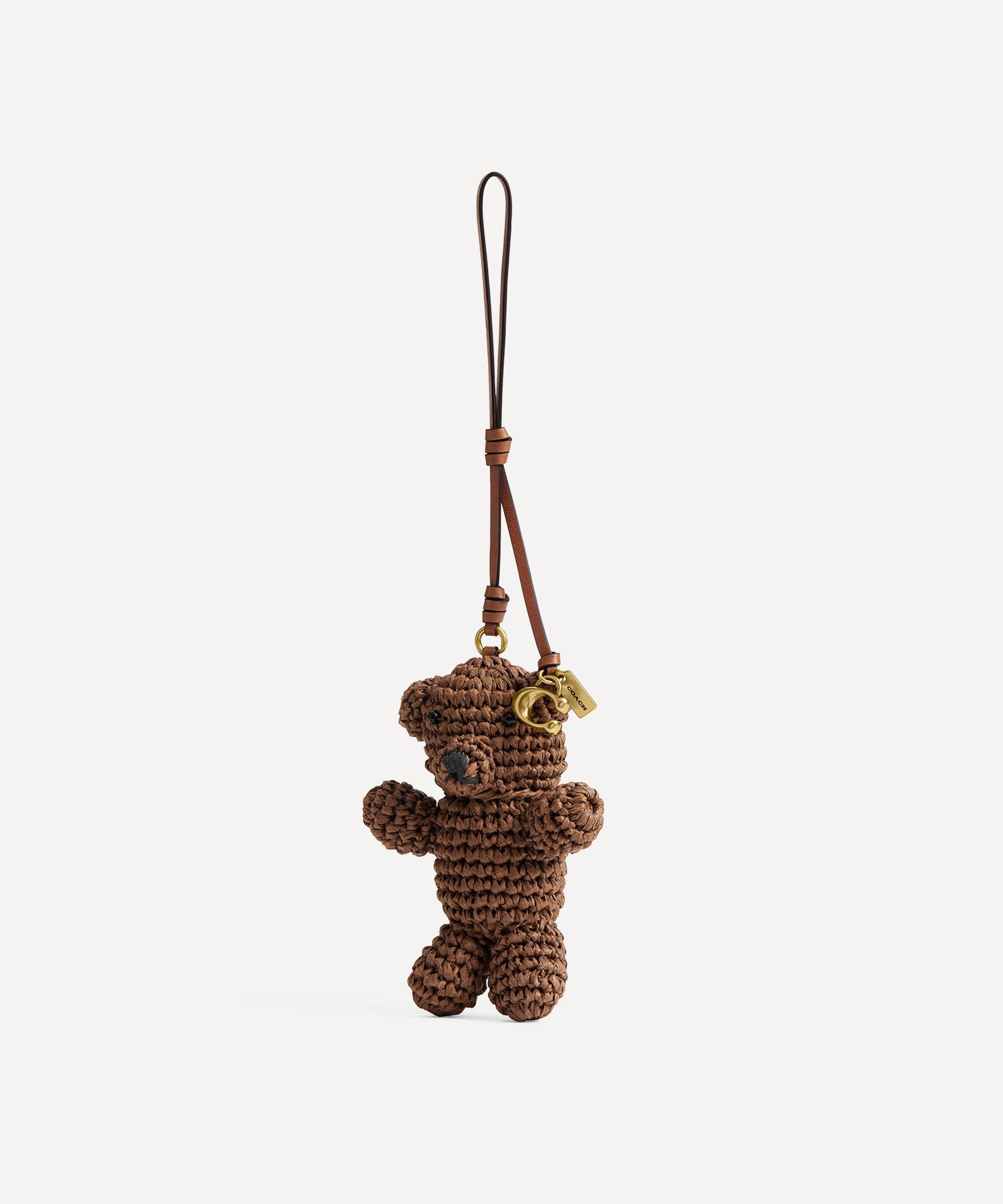 Coach - Straw Bear Bag Charm image number 0