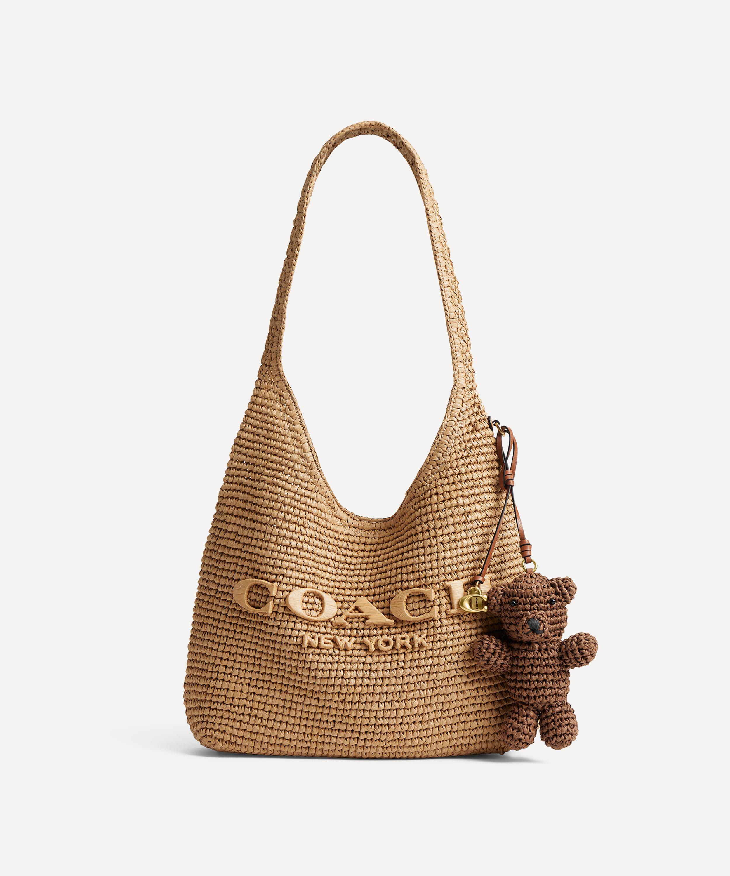 Coach - Straw Bear Bag Charm image number 1
