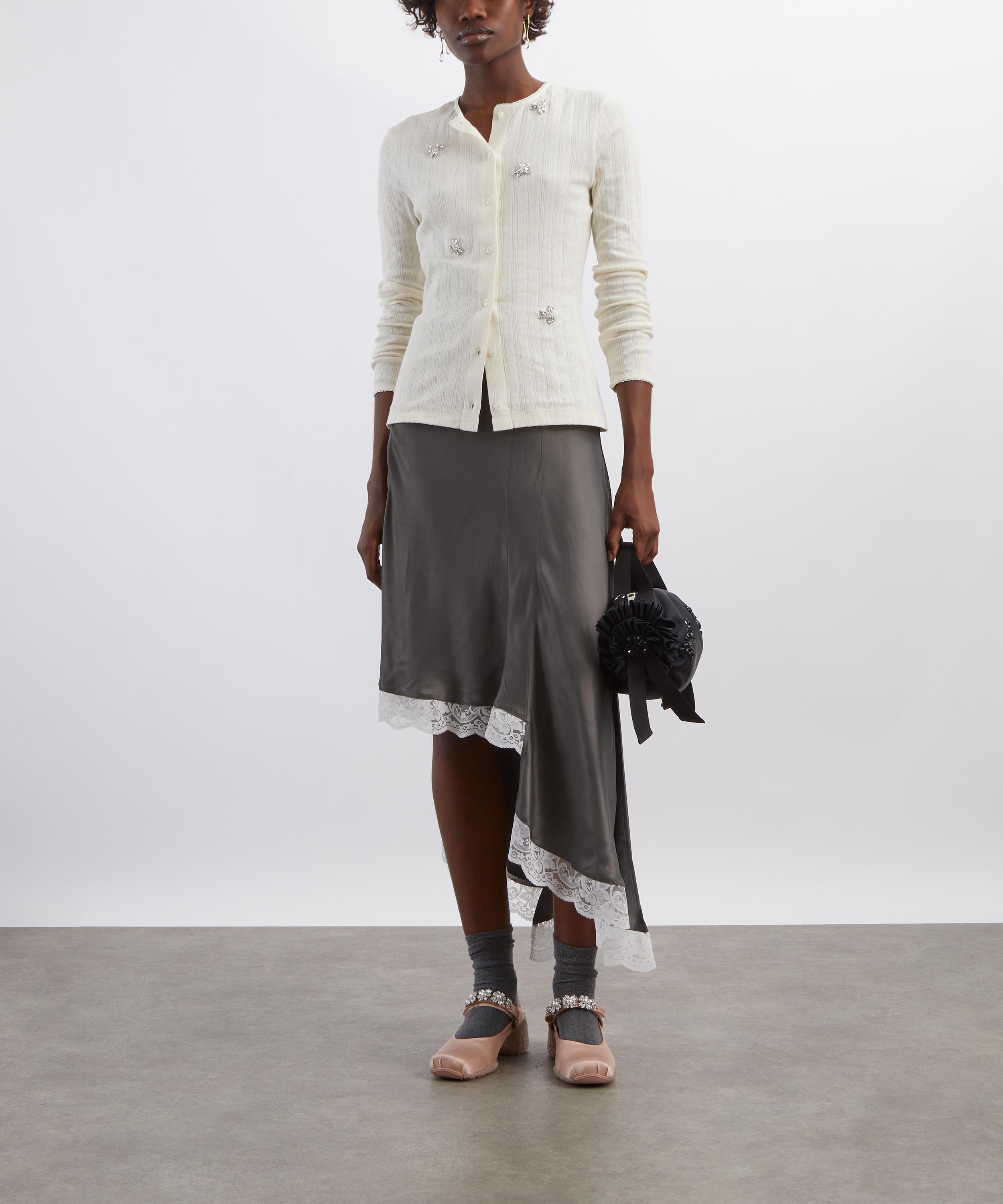 Simone Rocha - Pointelle Embellished Cardigan image number 1