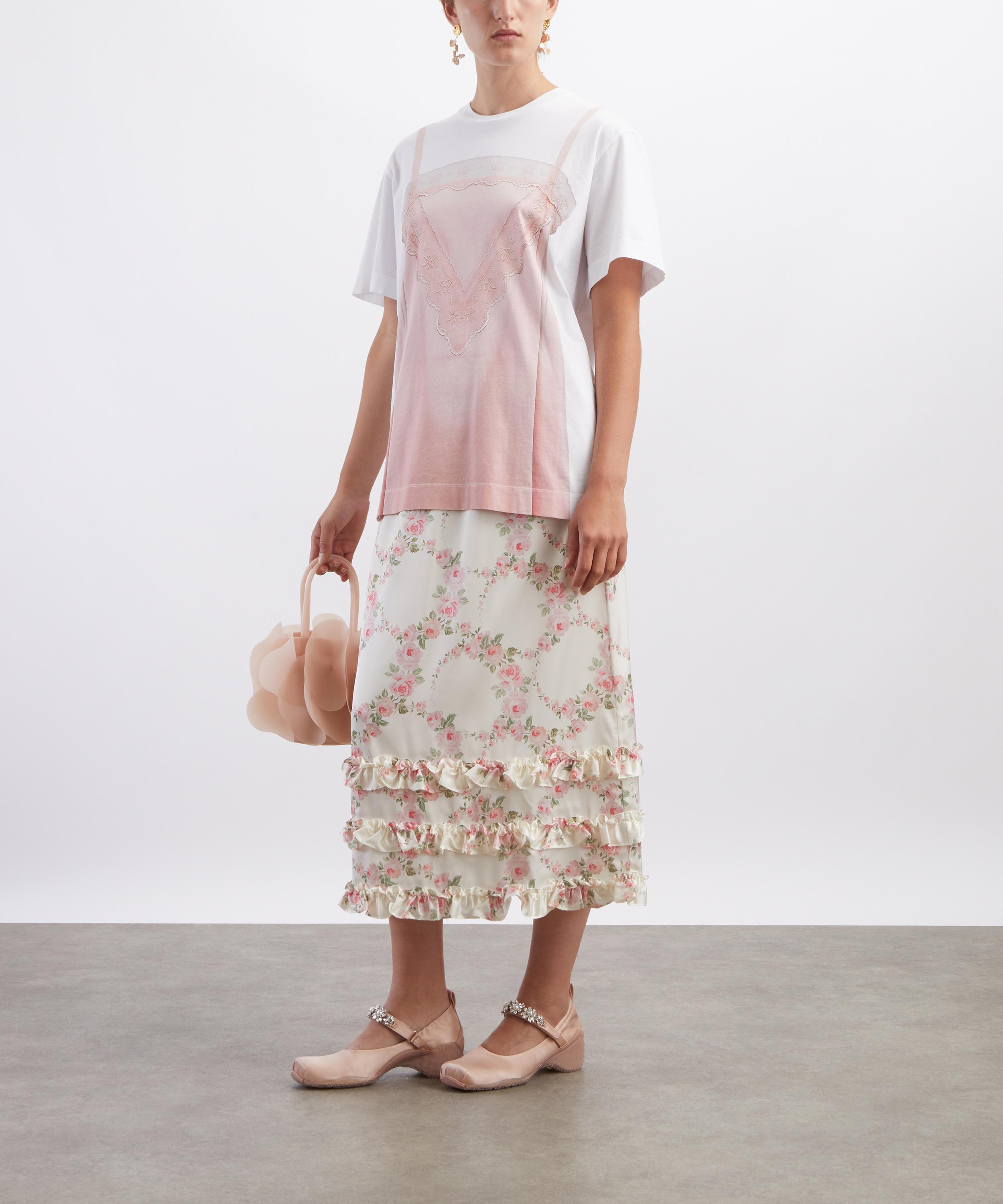 Simone Rocha - T-shirt Trompe L'oeil Print image number 1