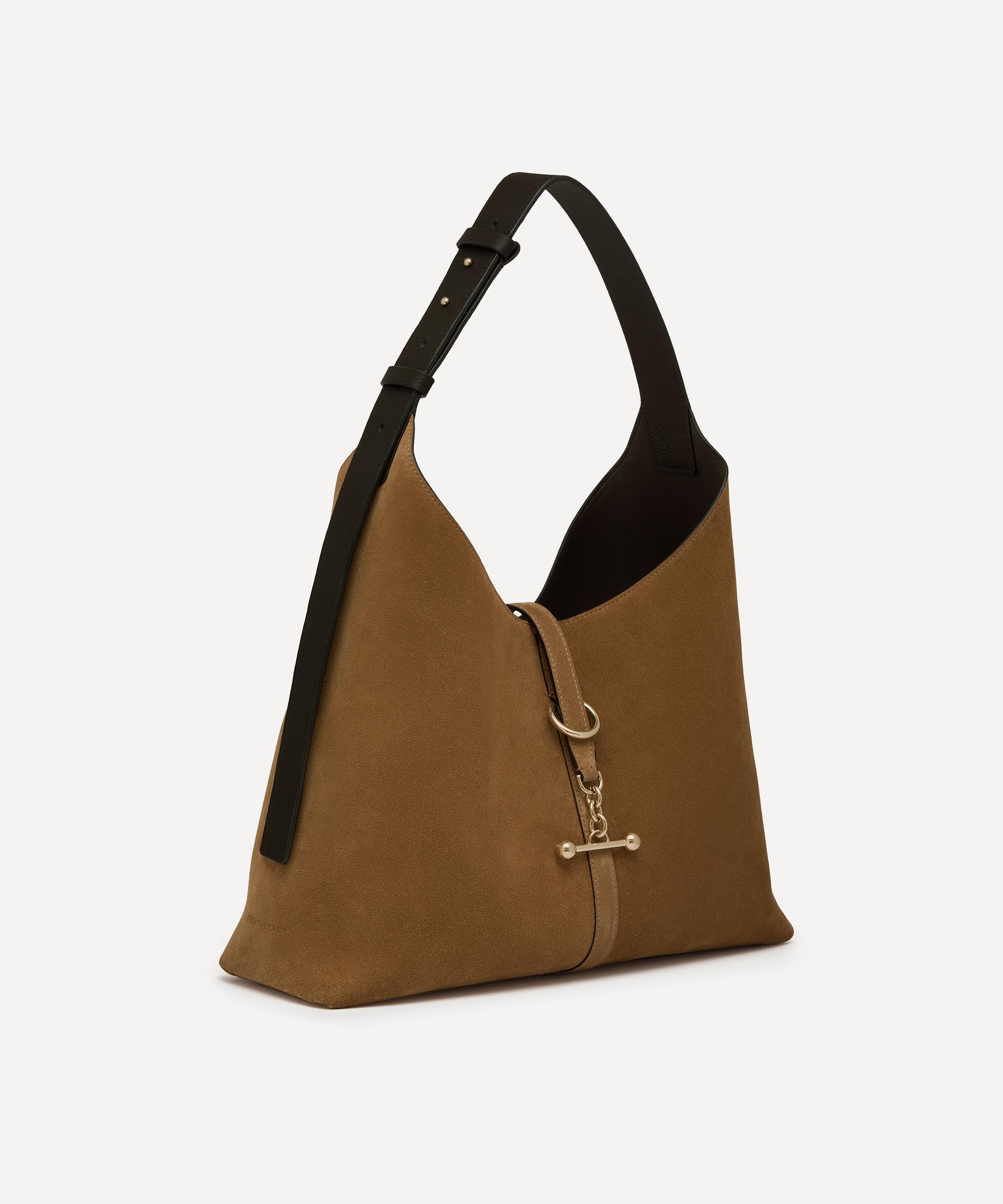 Strathberry - Kite Hobo Maxi Toffee Suede Shoulder Bag image number 1
