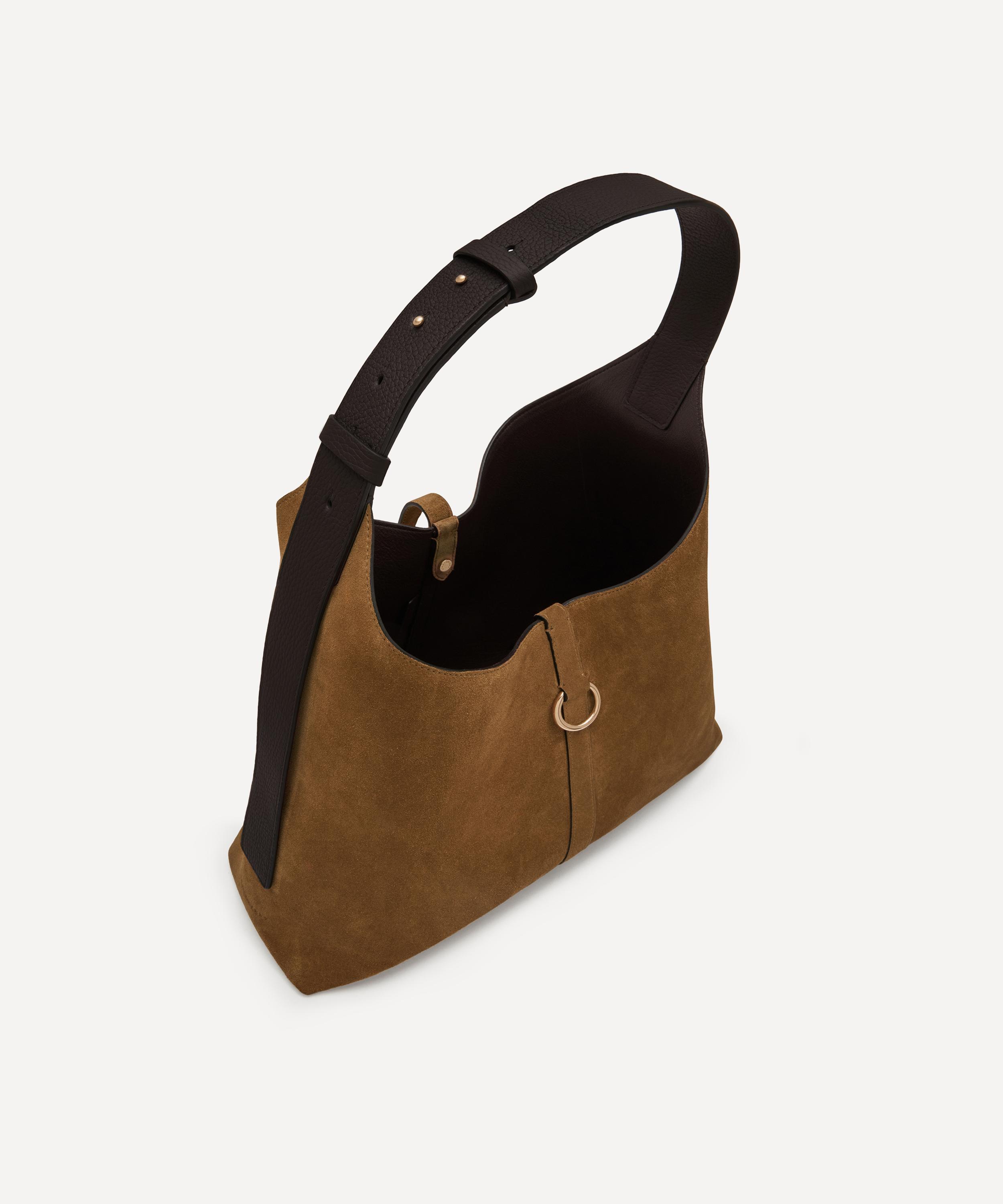 Strathberry - Kite Hobo Maxi Toffee Suede Shoulder Bag image number 2