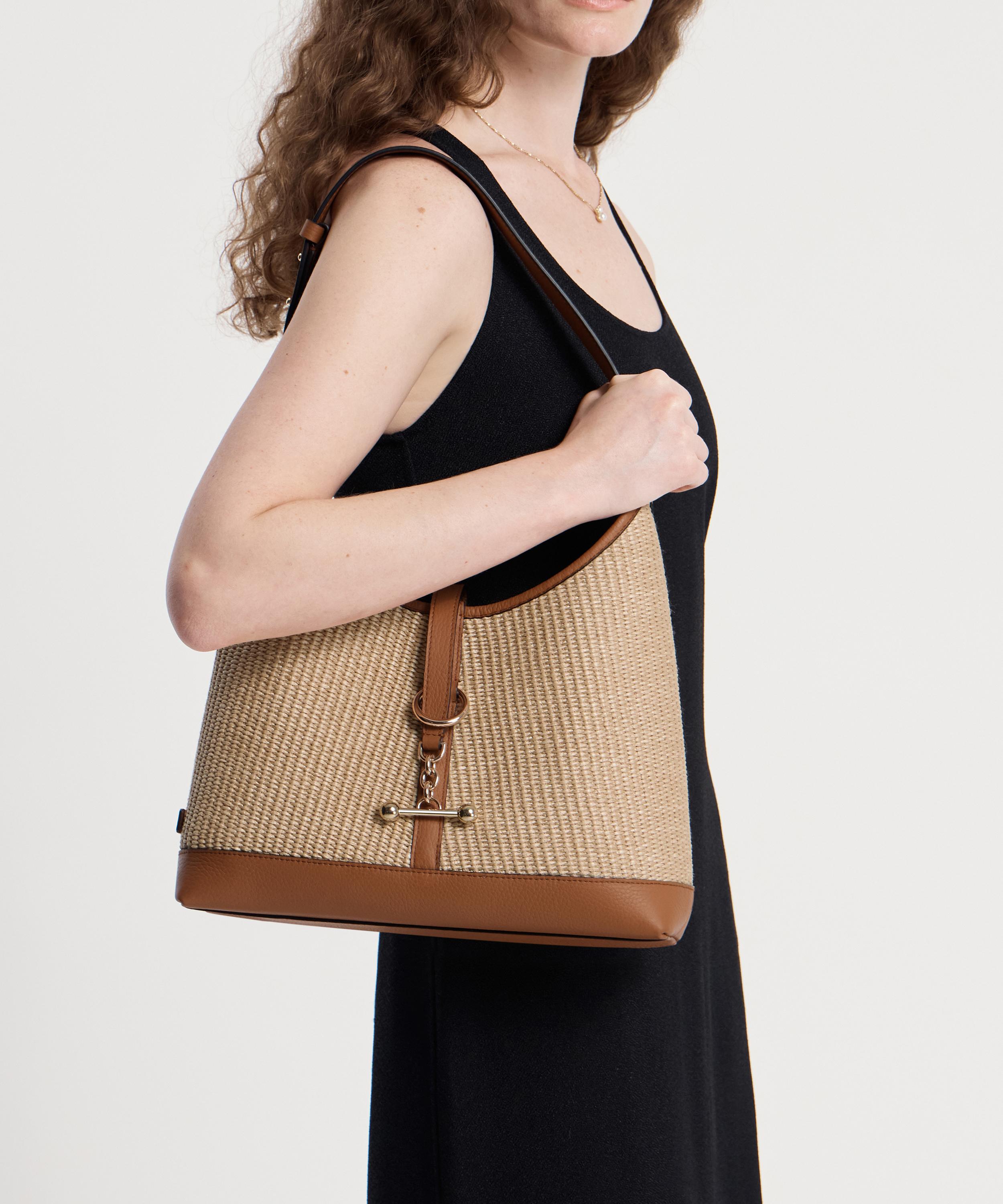 Strathberry - Kite Hobo Raffia Shoulder Bag image number 1