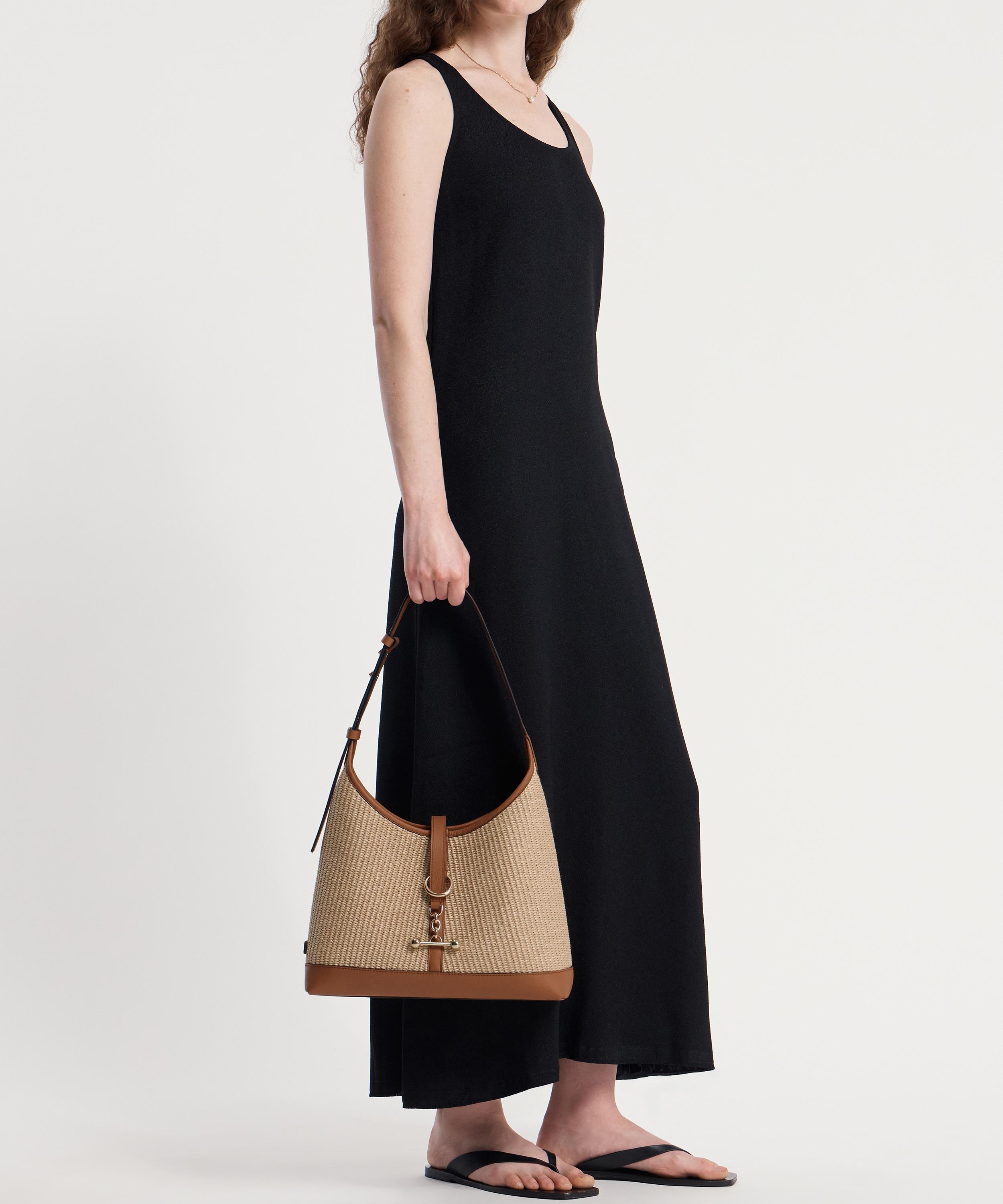 Strathberry - Kite Hobo Raffia Shoulder Bag image number 2