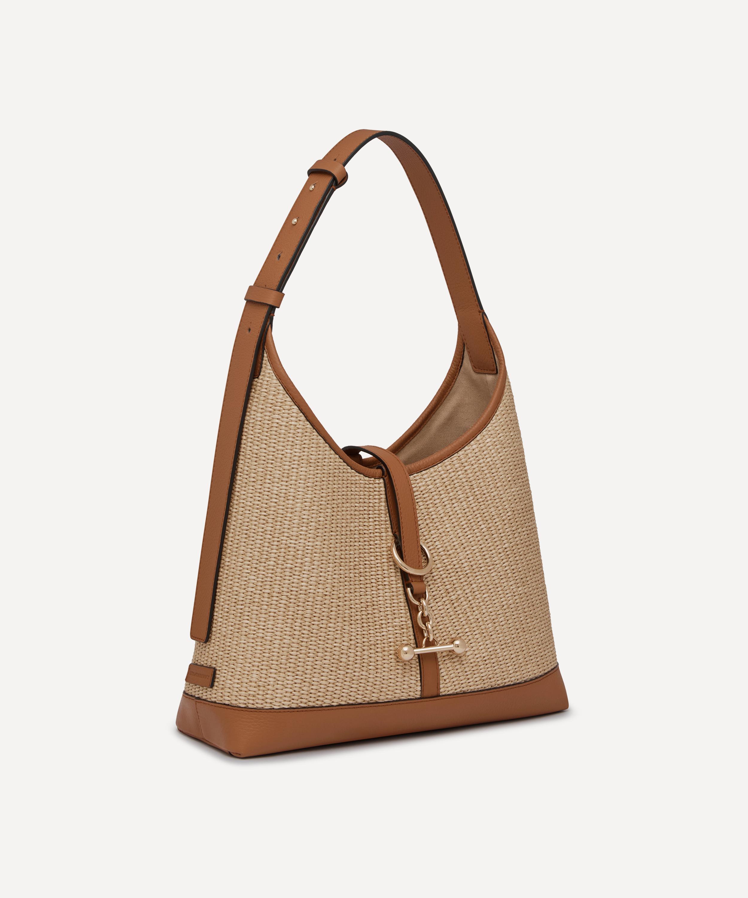 Strathberry - Kite Hobo Raffia Shoulder Bag image number 3