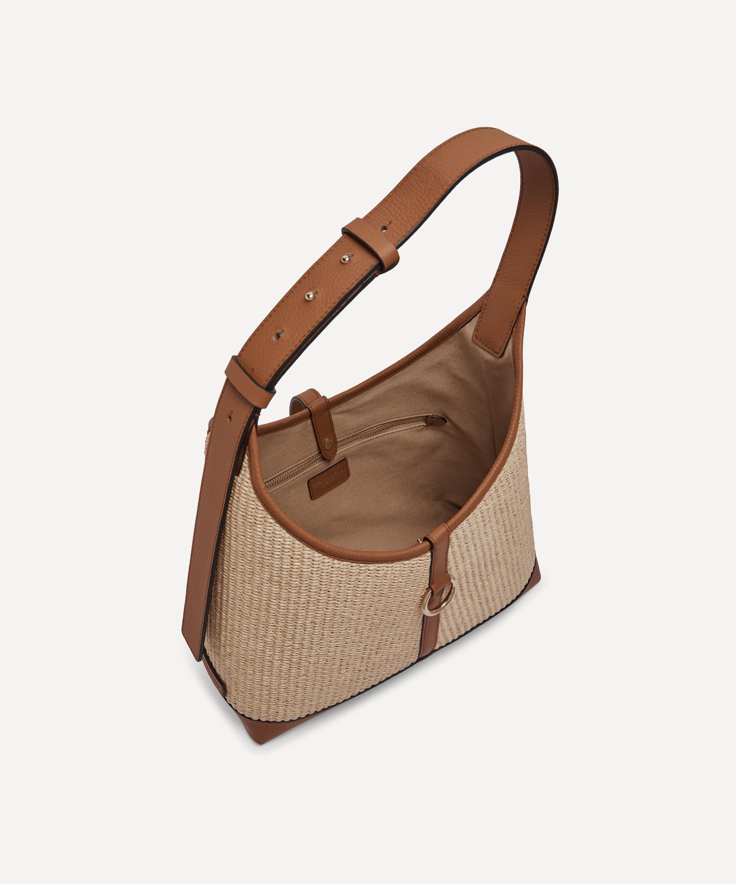 Strathberry - Kite Hobo Raffia Shoulder Bag image number 4