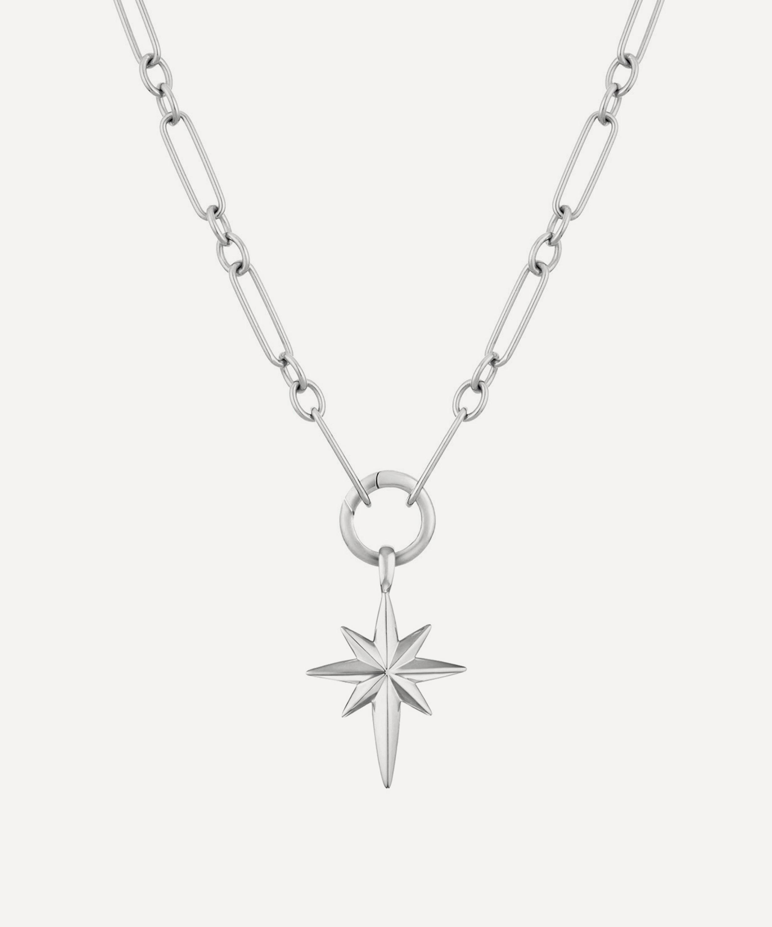 Dinny Hall - Sterling Silver Personalised North Star Necklace