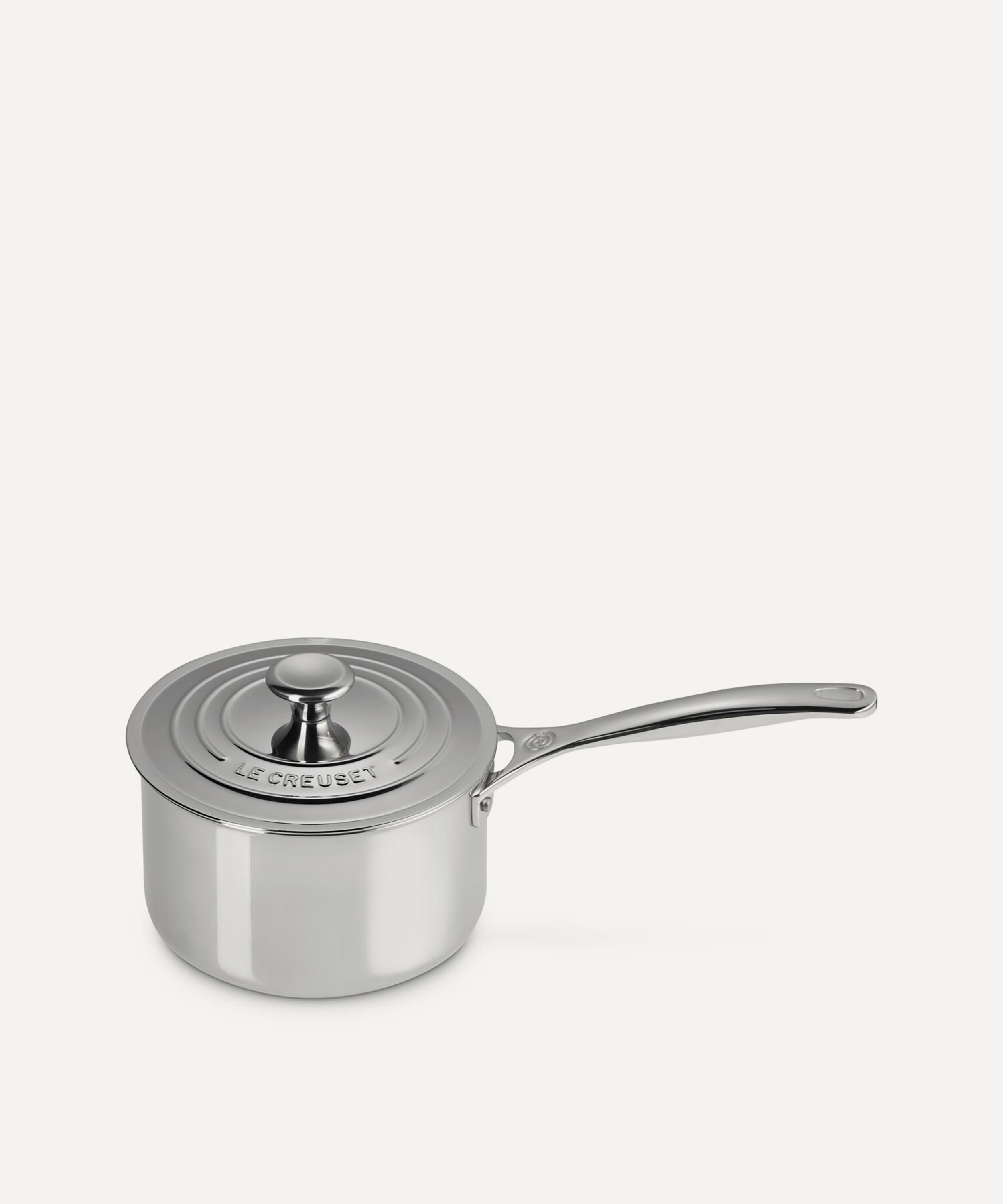 Le Creuset - Signature Stainless Steel 18cm Saucepan with Lid image number 2