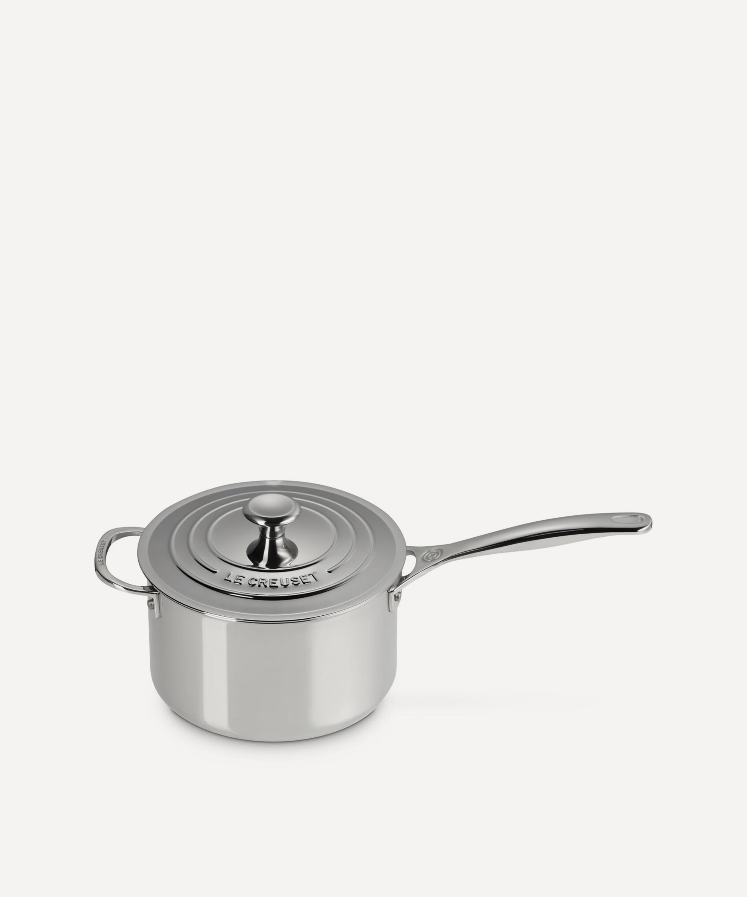 Le Creuset - Signature Stainless Steel 20cm Saucepan with Lid image number 2
