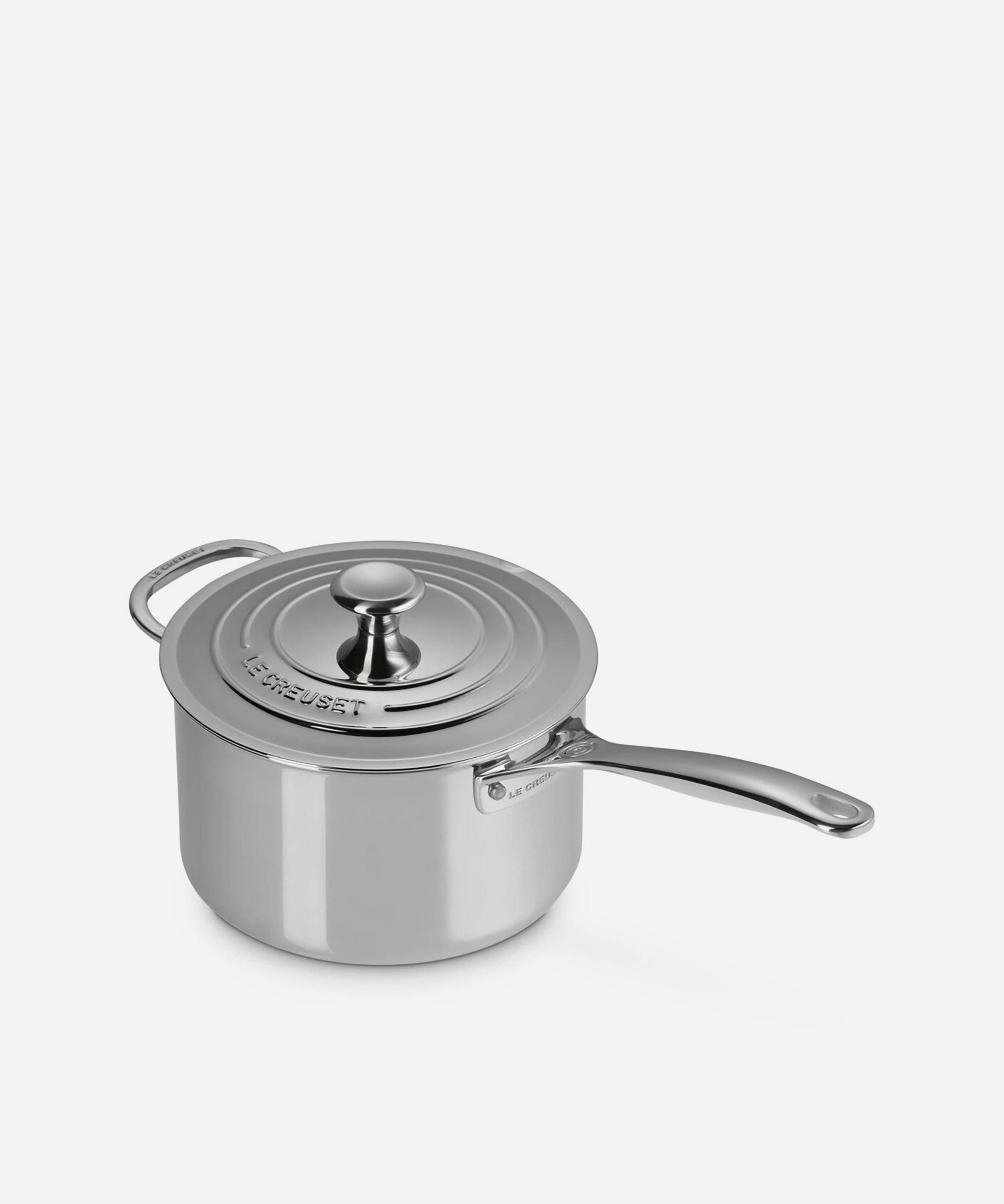 Le Creuset - Signature Stainless Steel 20cm Saucepan with Lid image number 4