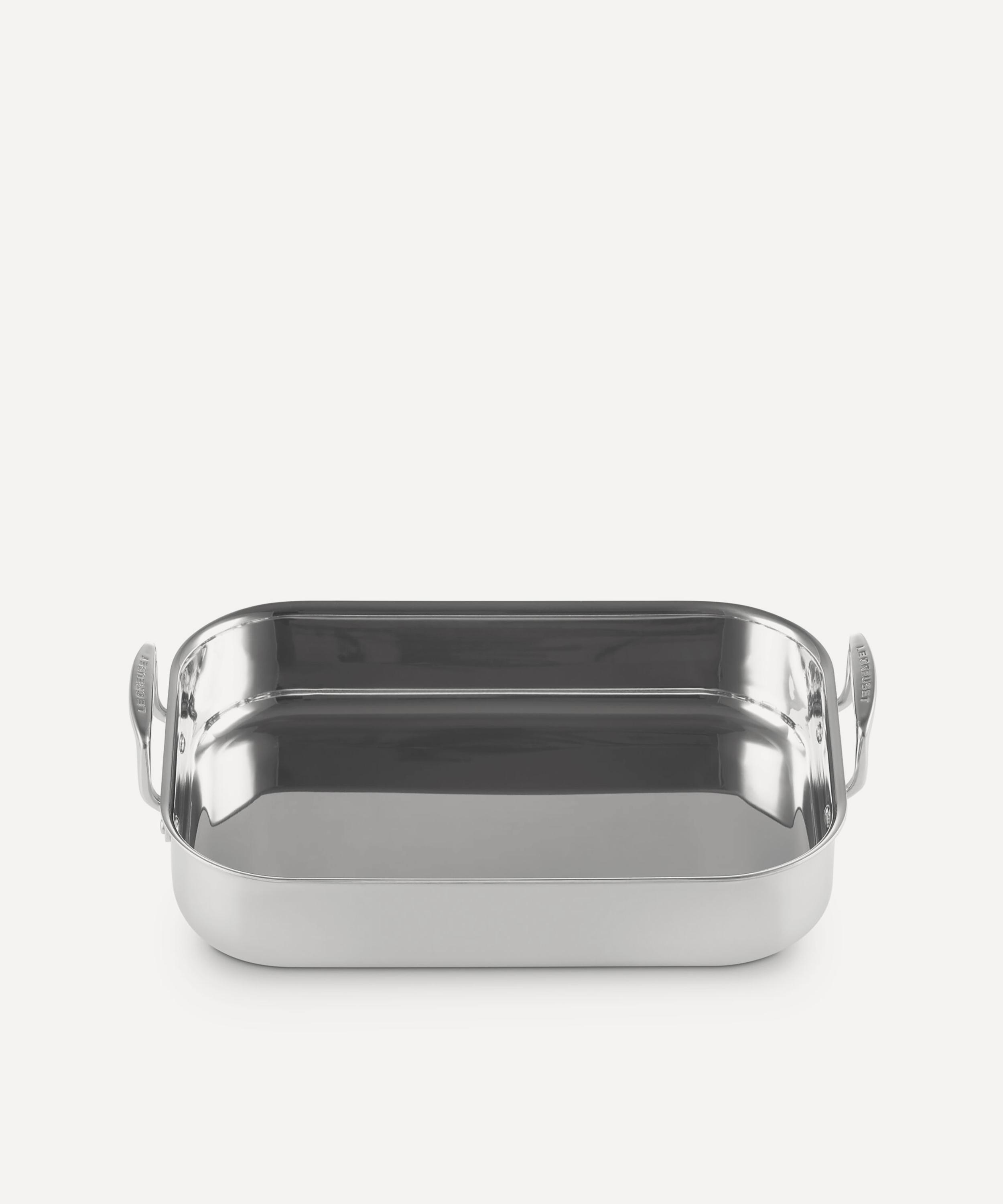 Le Creuset - 3-Ply Stainless Steel Rectangular Roaster image number 1
