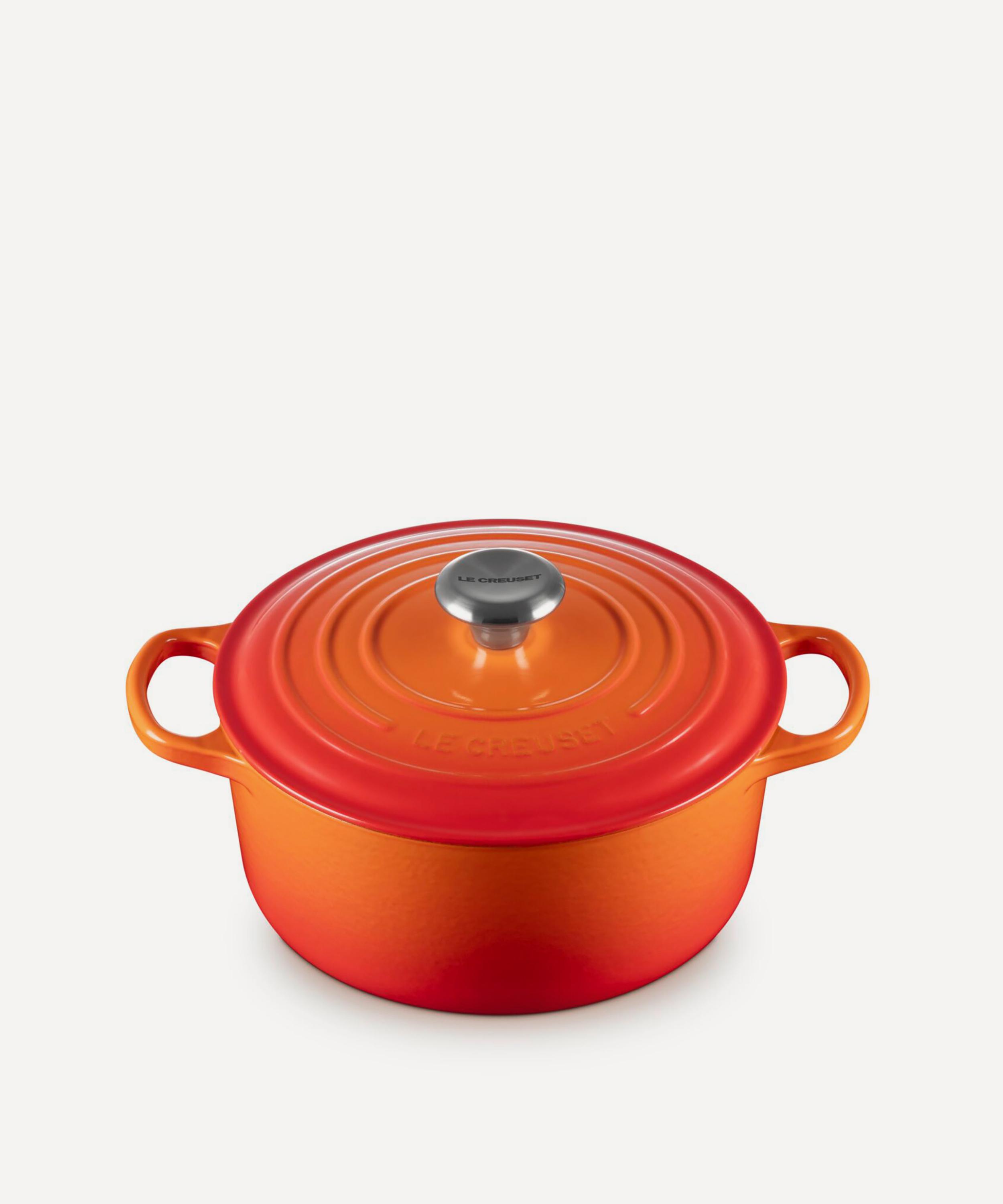 Le Creuset - Signature Cast Iron 24cm Round Casserole in Volcanic image number 1