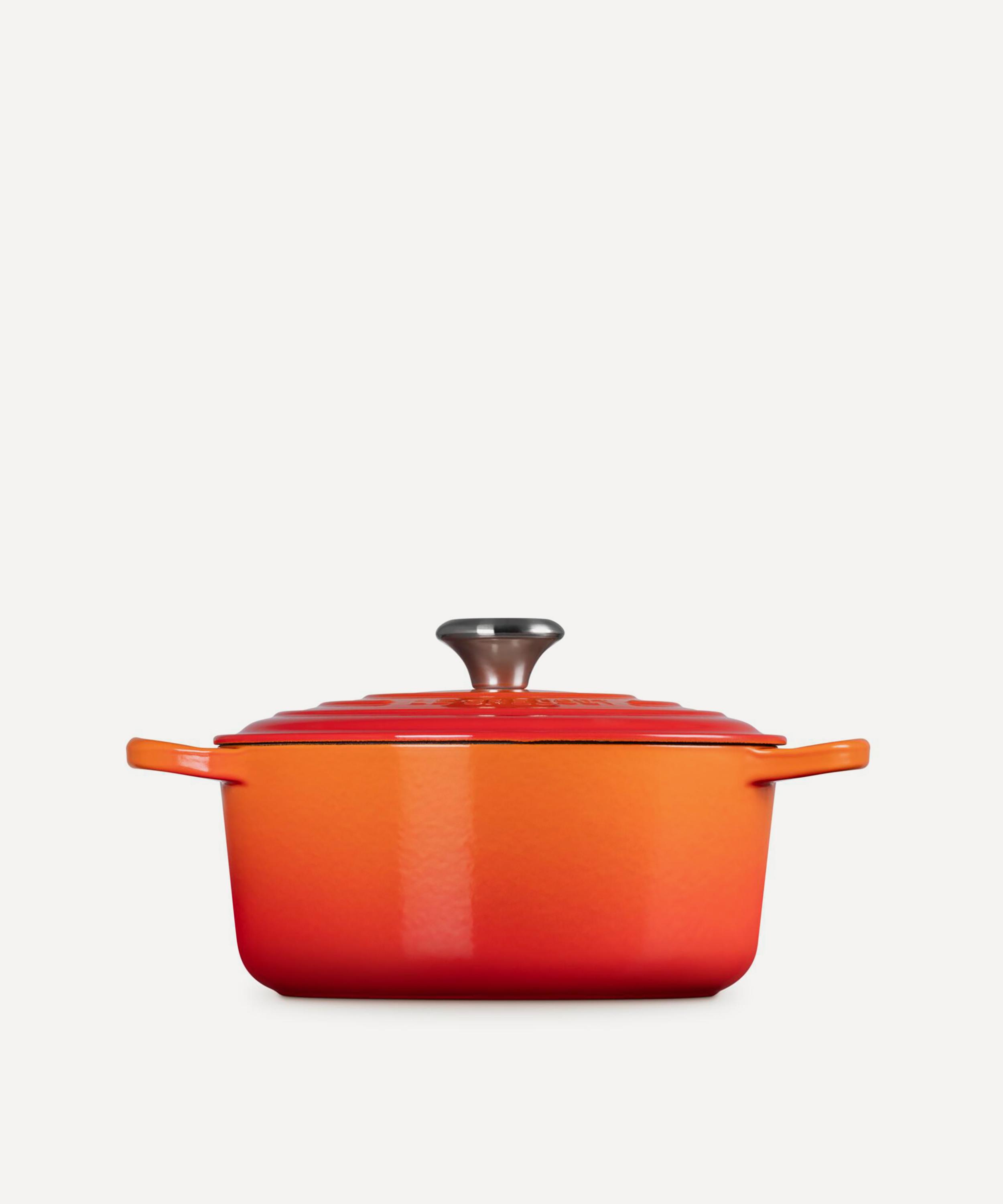Le Creuset - Signature Cast Iron 24cm Round Casserole in Volcanic image number 2