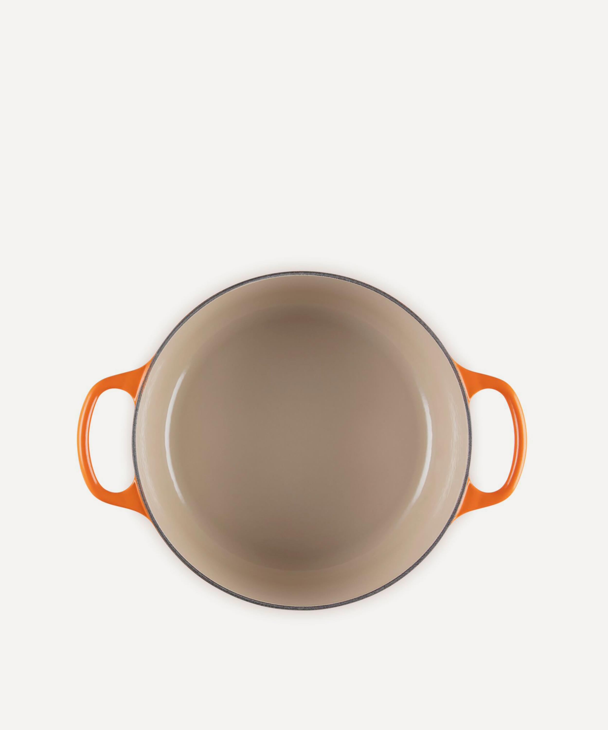 Le Creuset - Signature Cast Iron 24cm Round Casserole in Volcanic image number 3