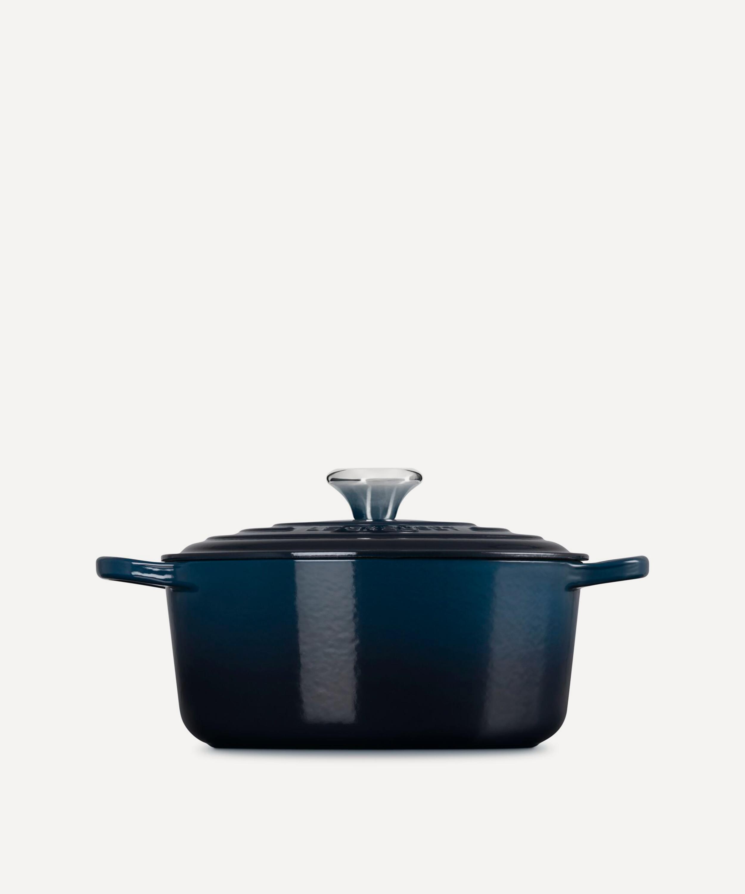 Le Creuset - Signature Cast Iron 24cm Round Casserole in Nuit image number 2