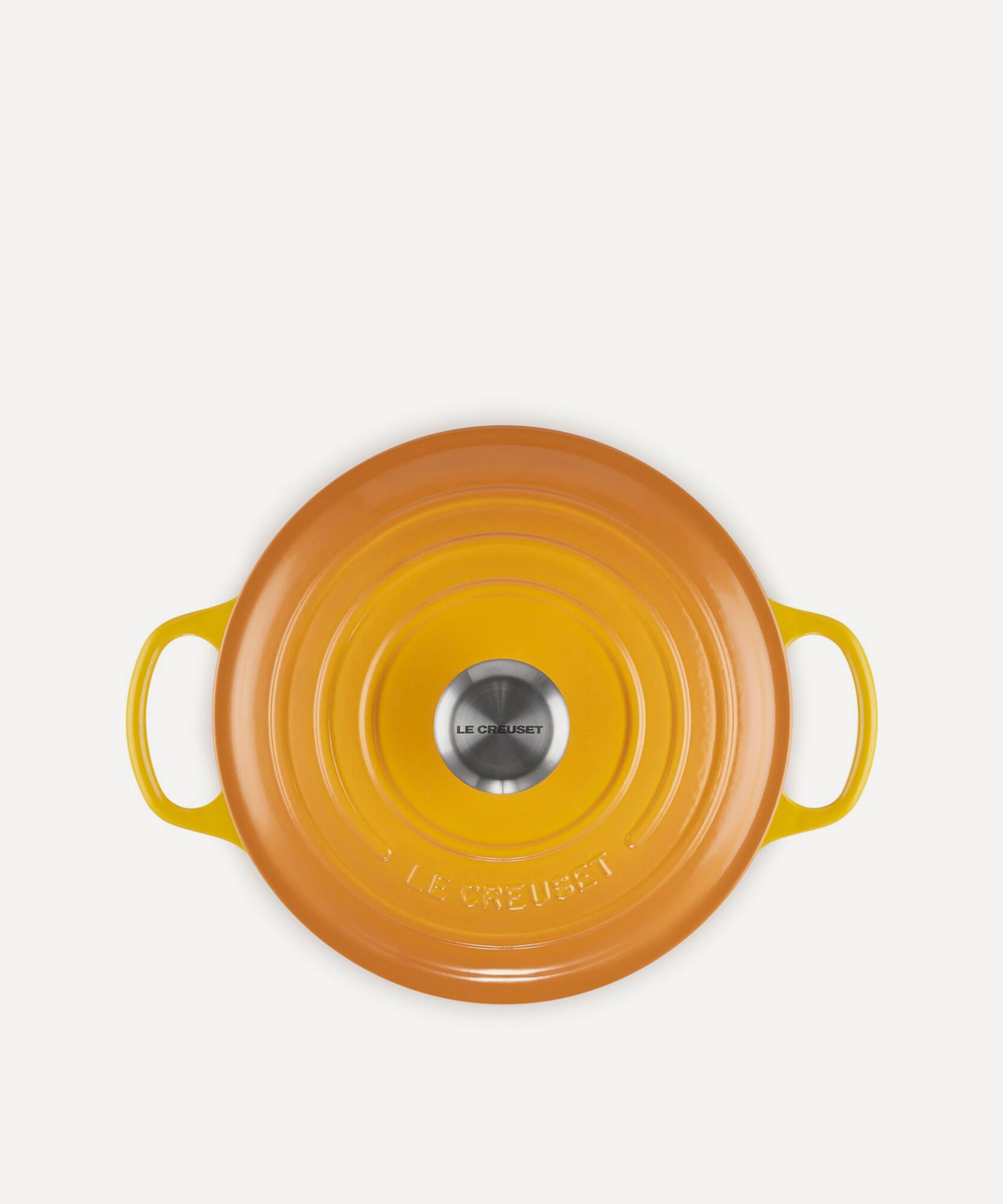 Le Creuset - Signature Cast Iron 24cm Round Casserole in Nectar image number 3