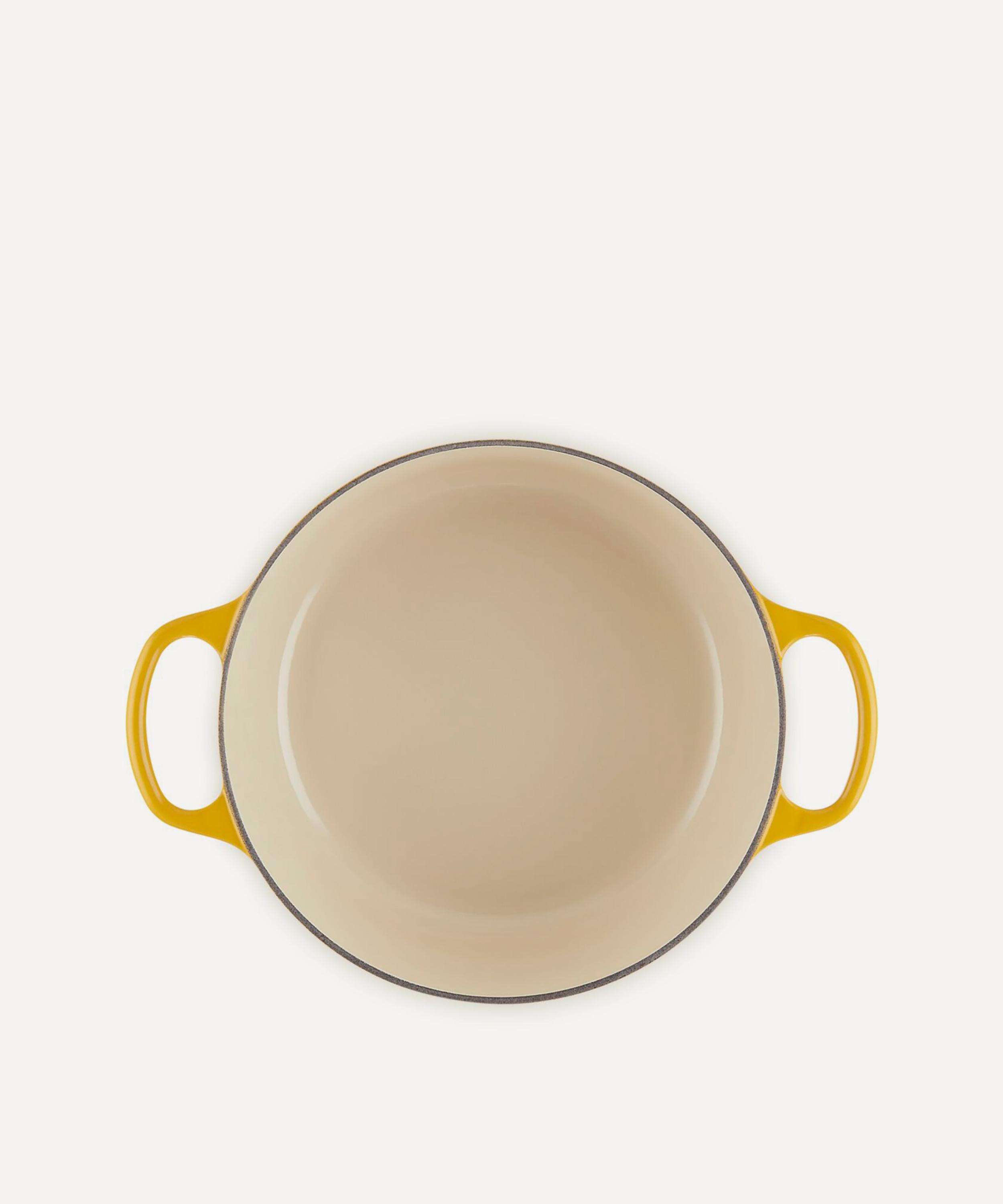 Le Creuset - Signature Cast Iron 24cm Round Casserole in Nectar image number 4