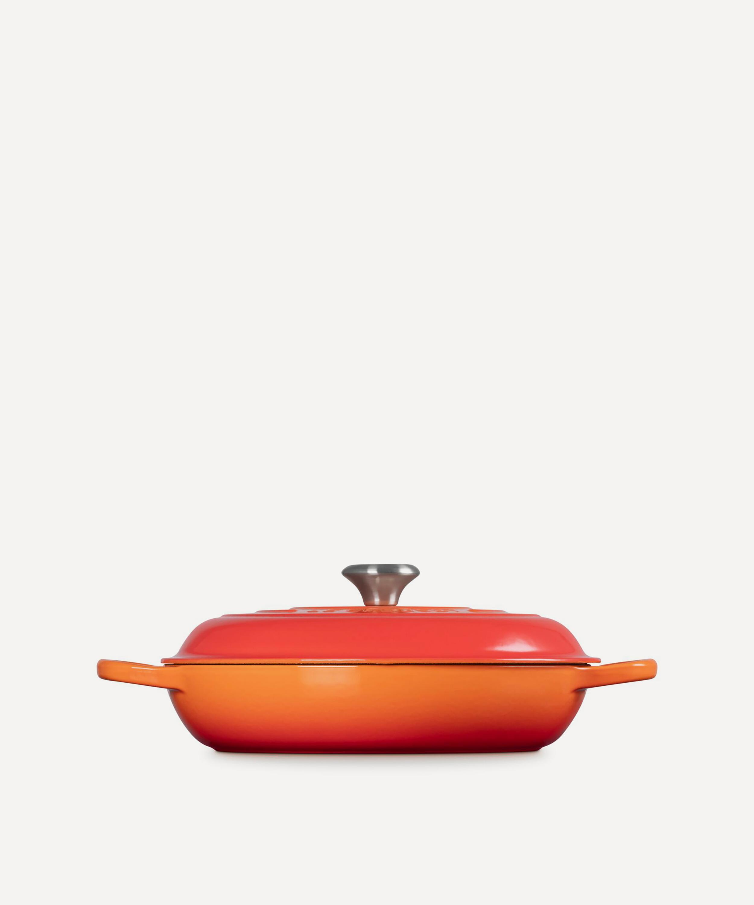 Le Creuset - Signature Cast Iron 30cm Shallow Casserole in Volcanic image number 2