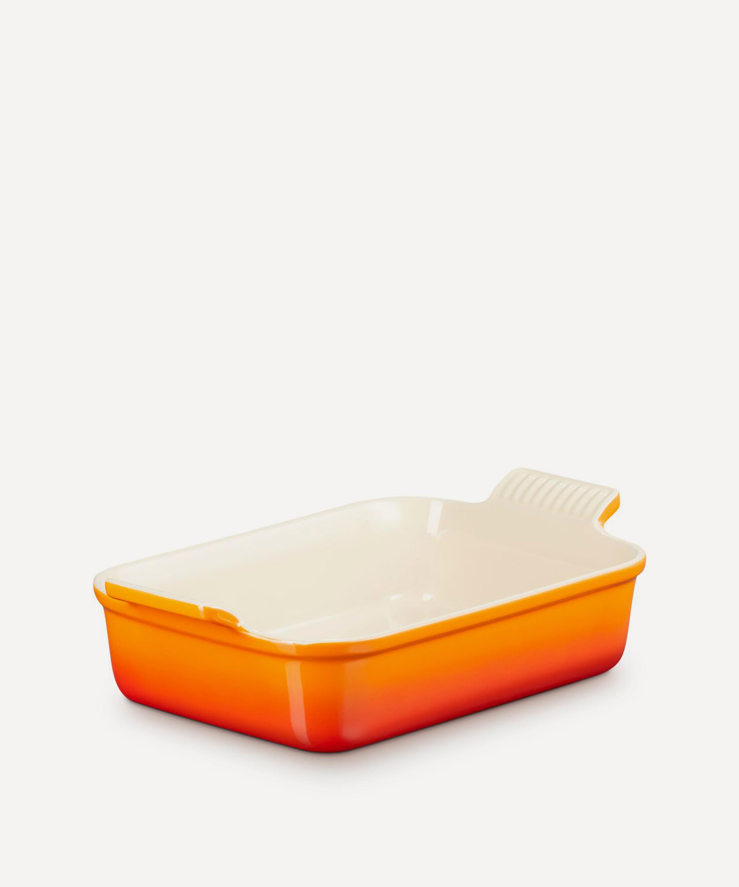 Le Creuset - Heritage Stoneware Rectangular 26cm Dish in Volcanic image number 2