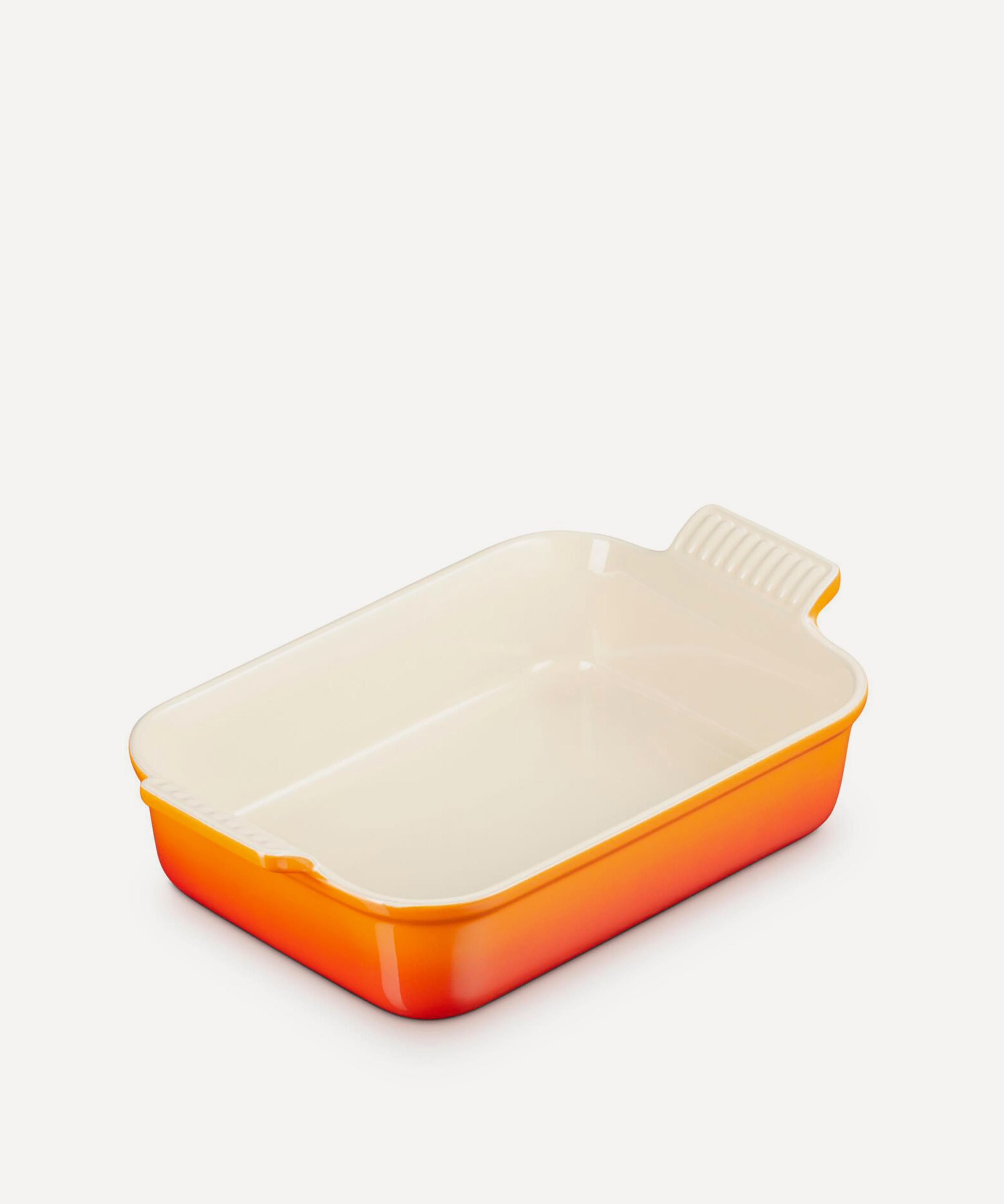 Le Creuset - Heritage Stoneware Rectangular 26cm Dish in Volcanic image number 4